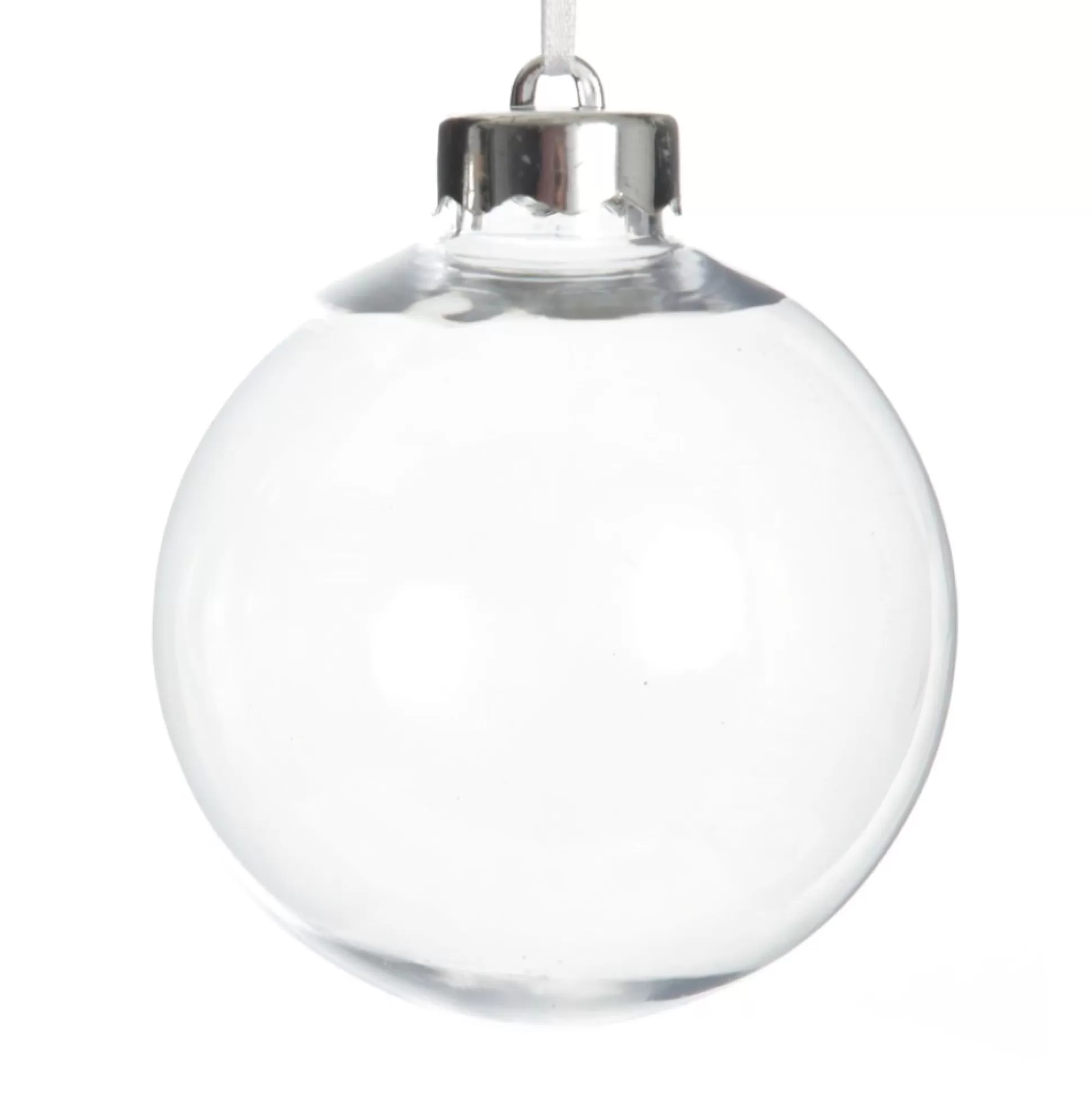 10cm Clear Acrylic Craft Bauble Craft Baubles |