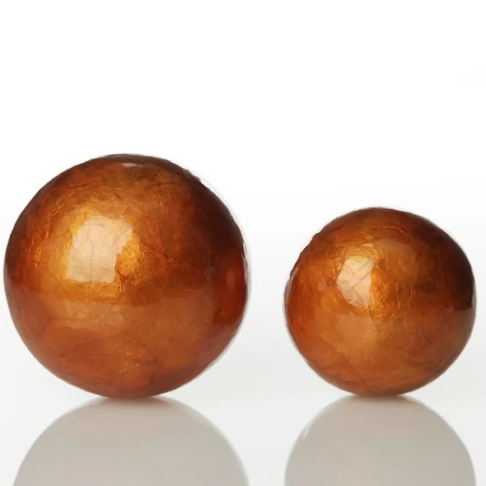 Amber Capiz Decor Ball Decor Balls And Sets |