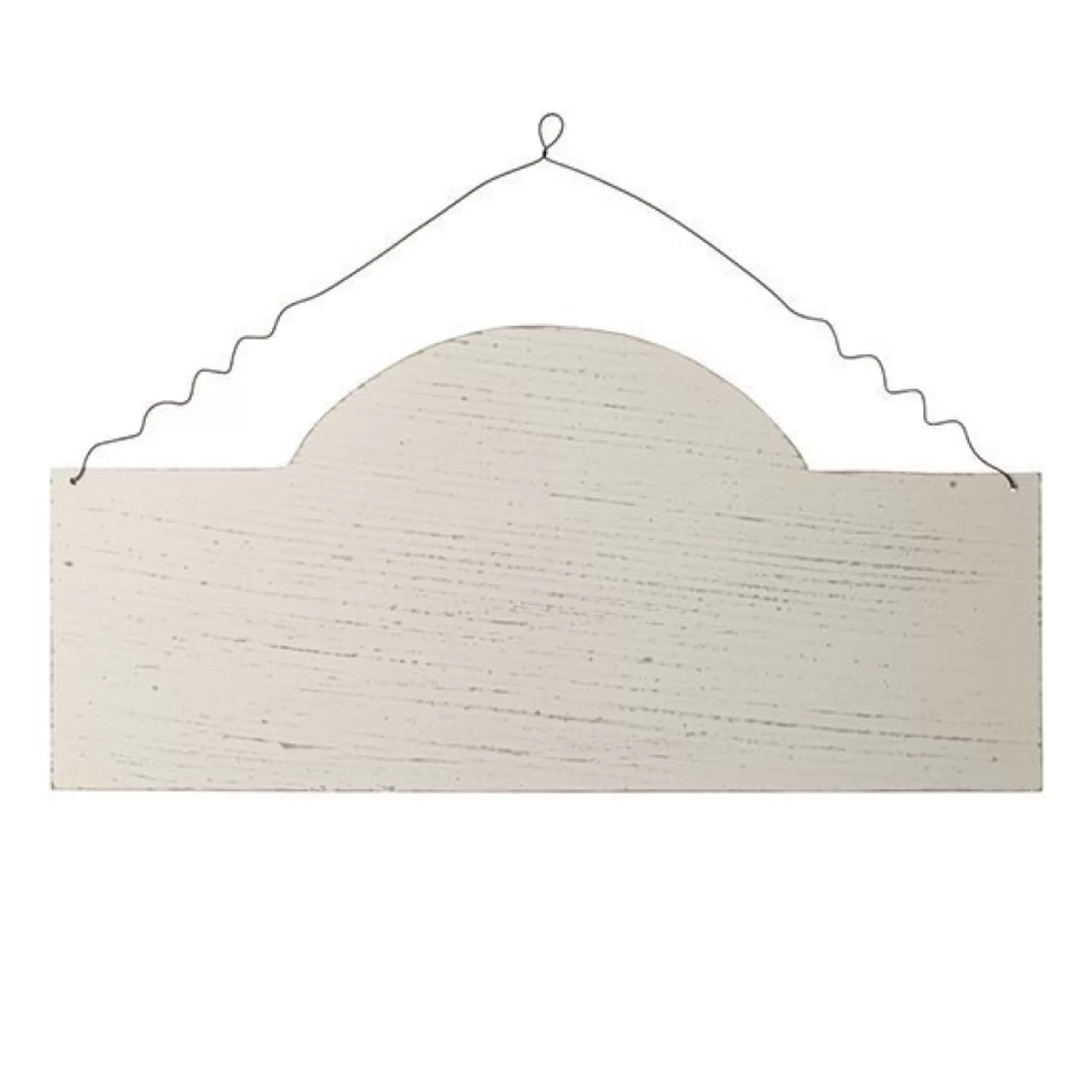 Blank Arched Wooden Craft Plaque with Wire Hanger Christmas Craft Supplies |