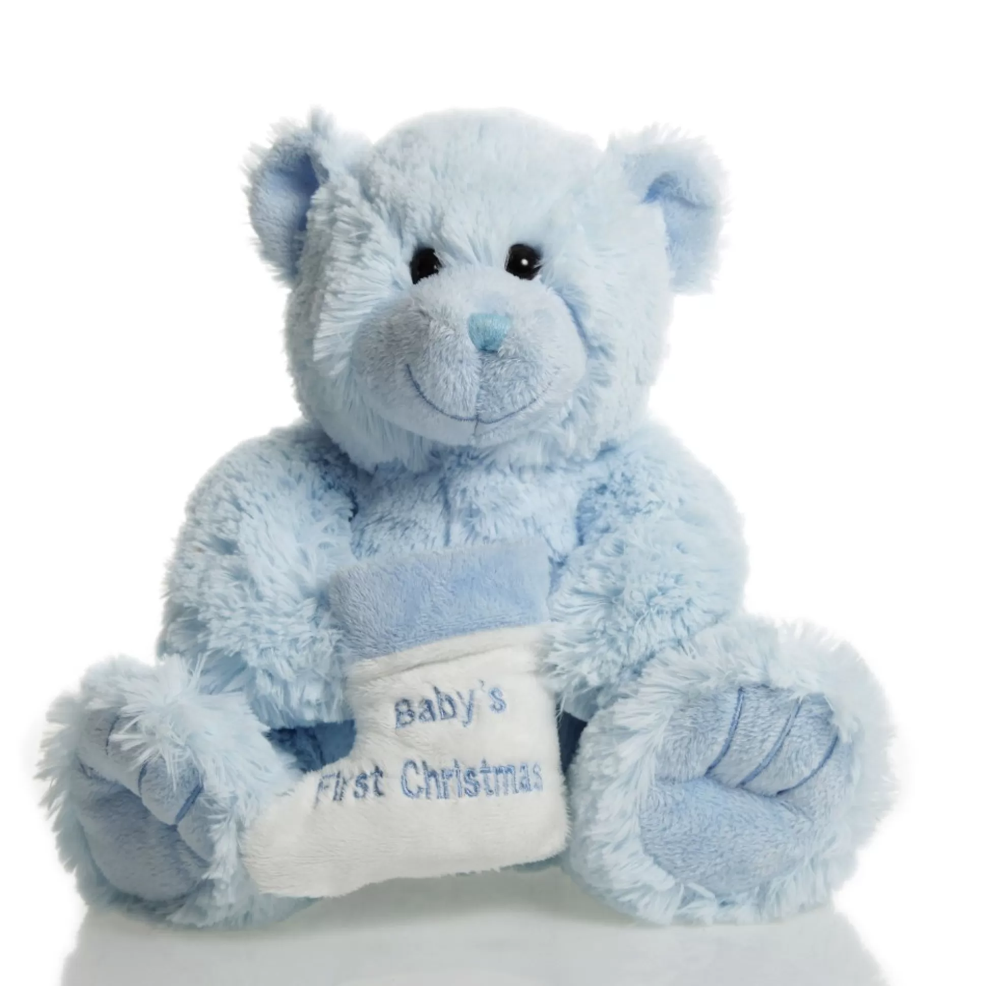 Blue Baby's First Christmas Teddy Babys First Christmas |