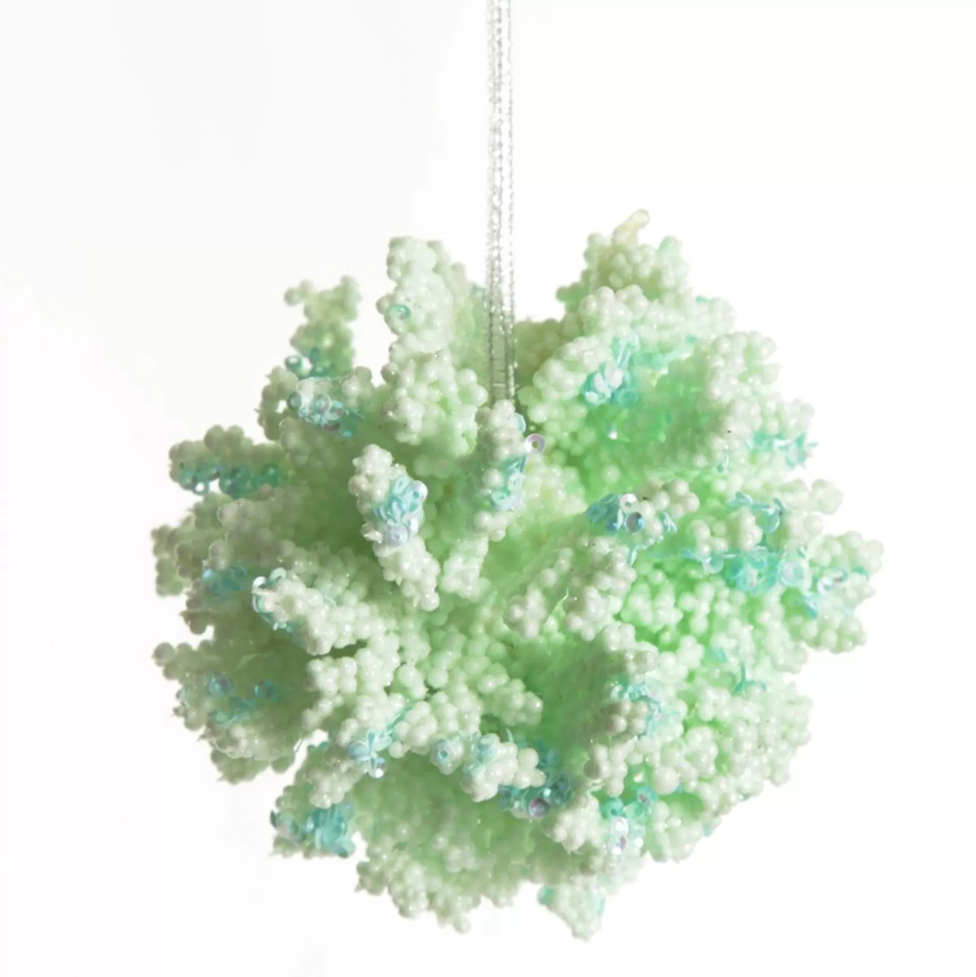 Blue Coral Hanging Ball Christmas Decoration Decorative Christmas Baubles |