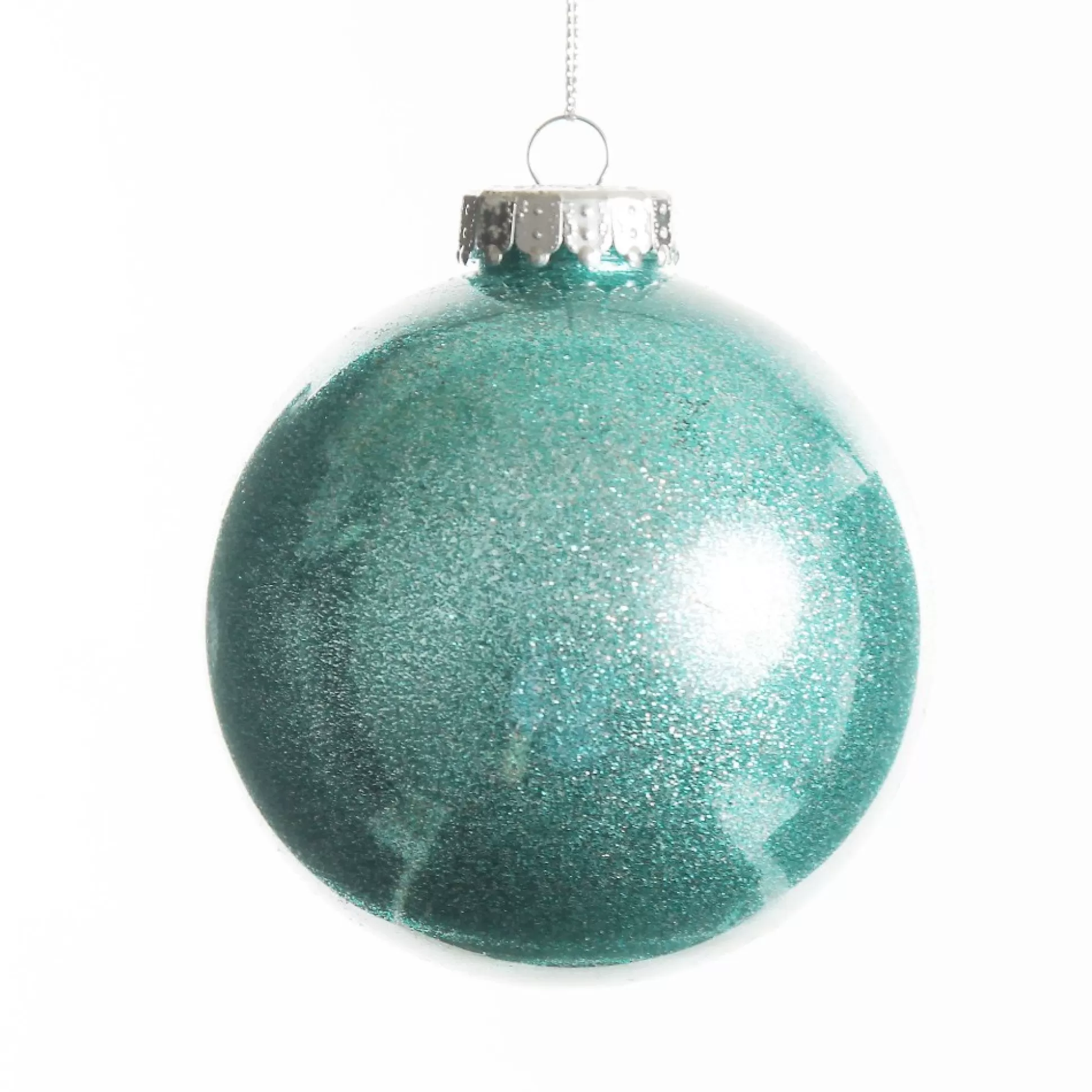 Blue Glitter Christmas Bauble Decorative Christmas Baubles |