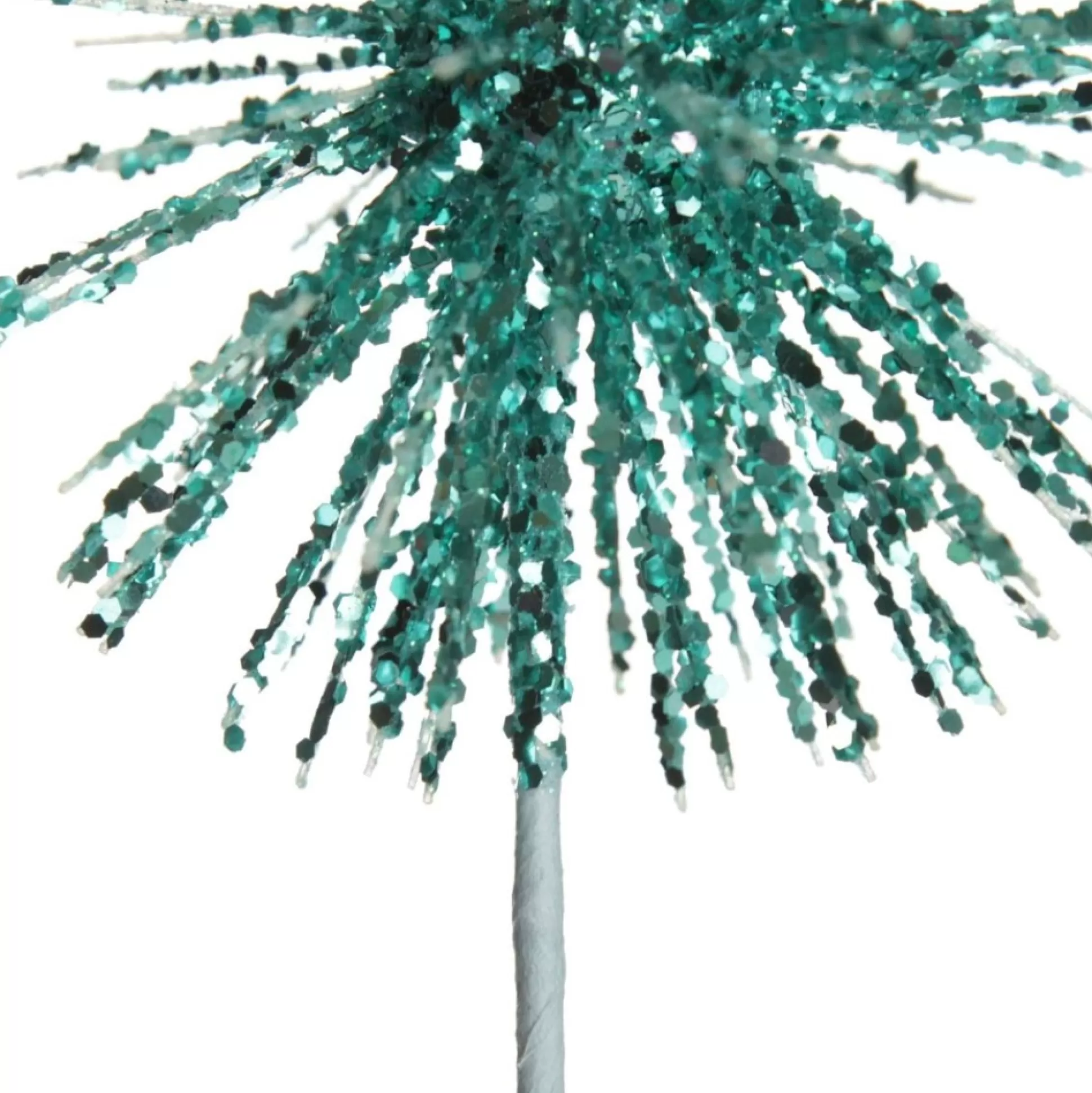 Bright Blue Starburst Sparkle Pick Christmas Tree Picks |