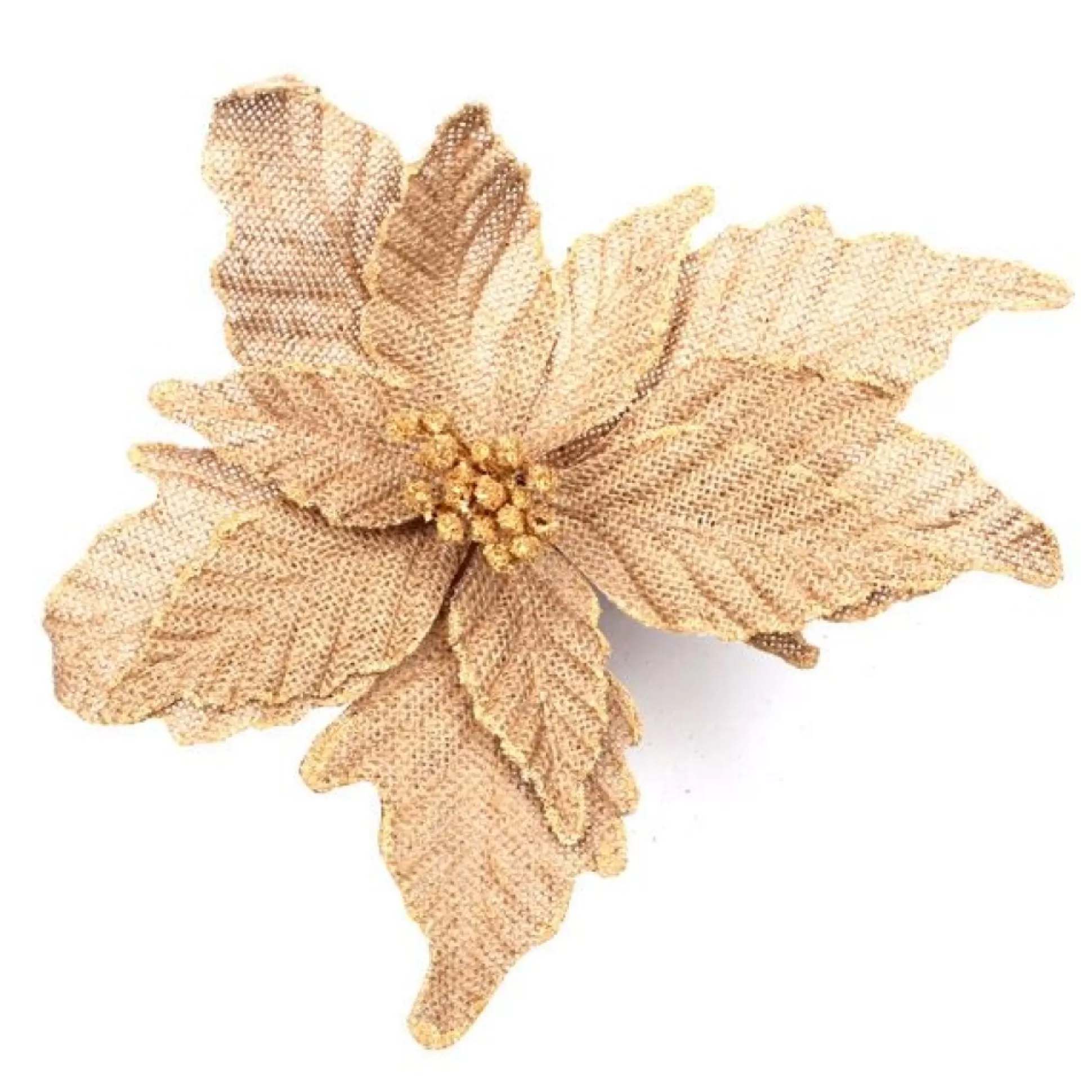 Burlap Flower Pick Natural Trim Beach Decorations |