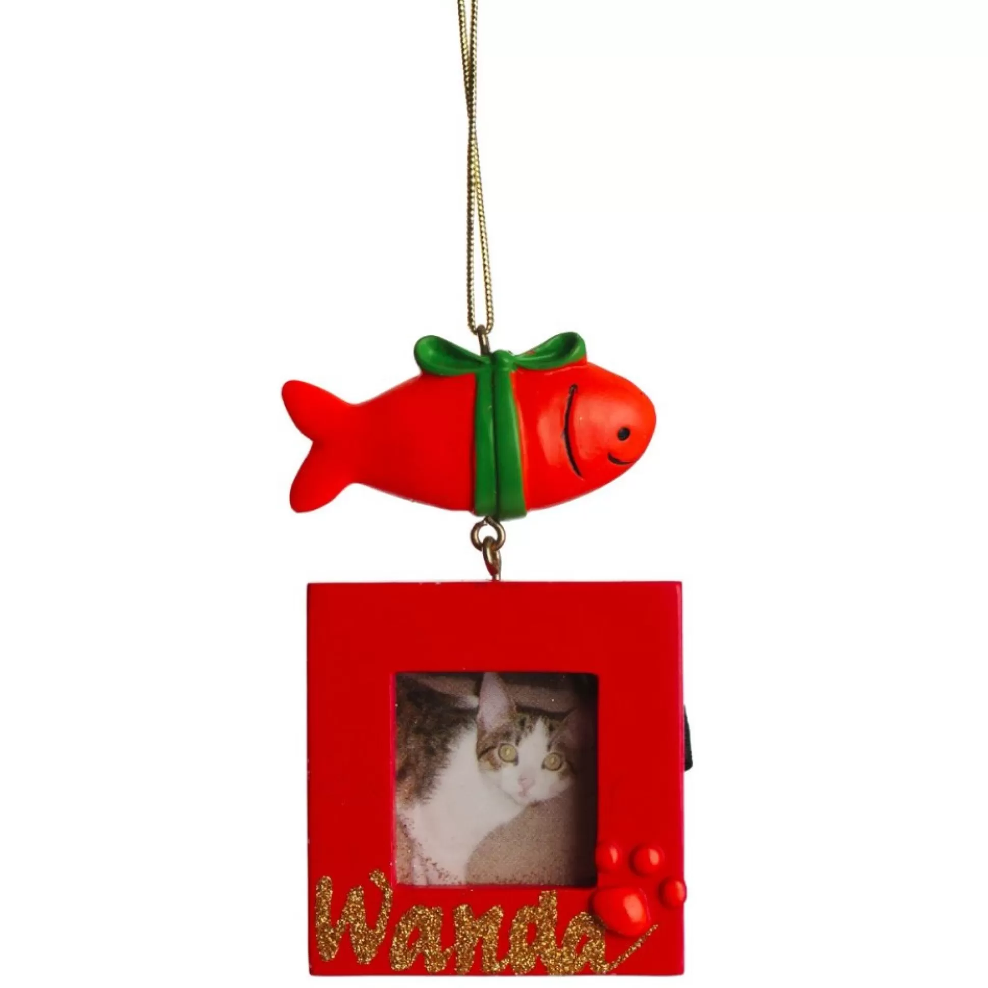 Cat Frame Ornament Personalised Decorations |