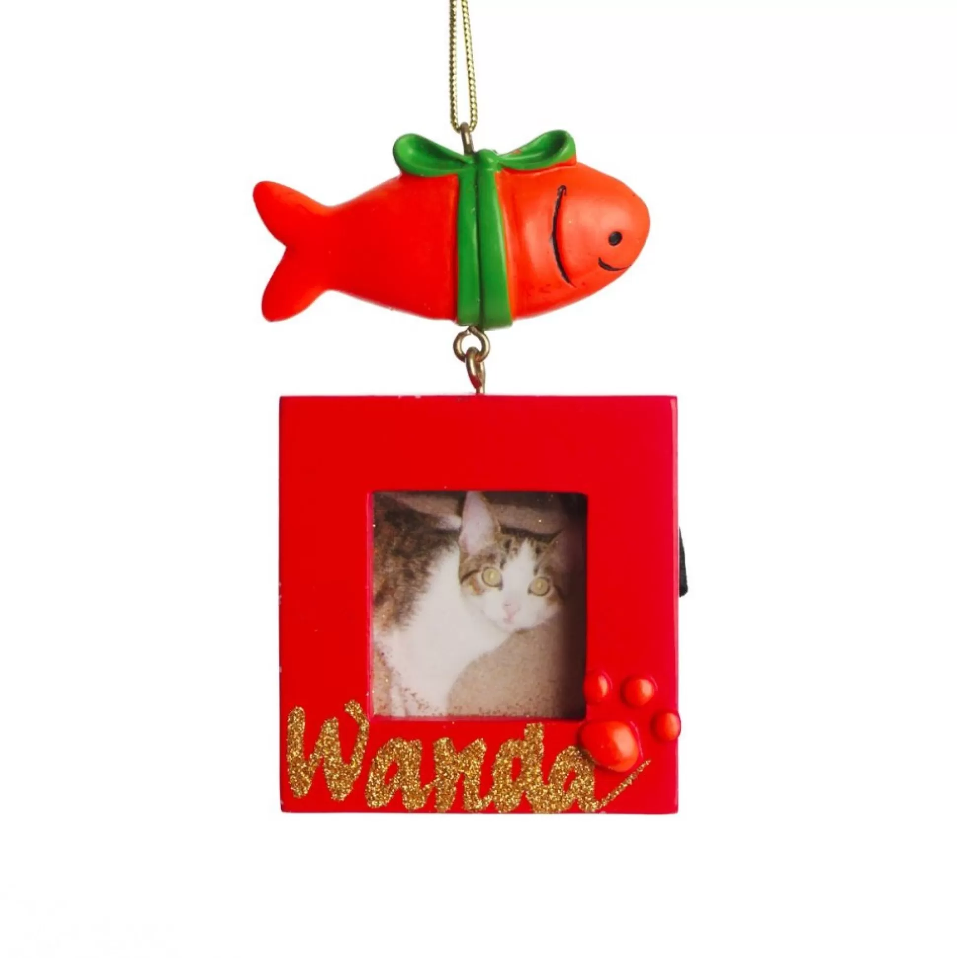 Cat Frame Ornament Personalised Decorations |