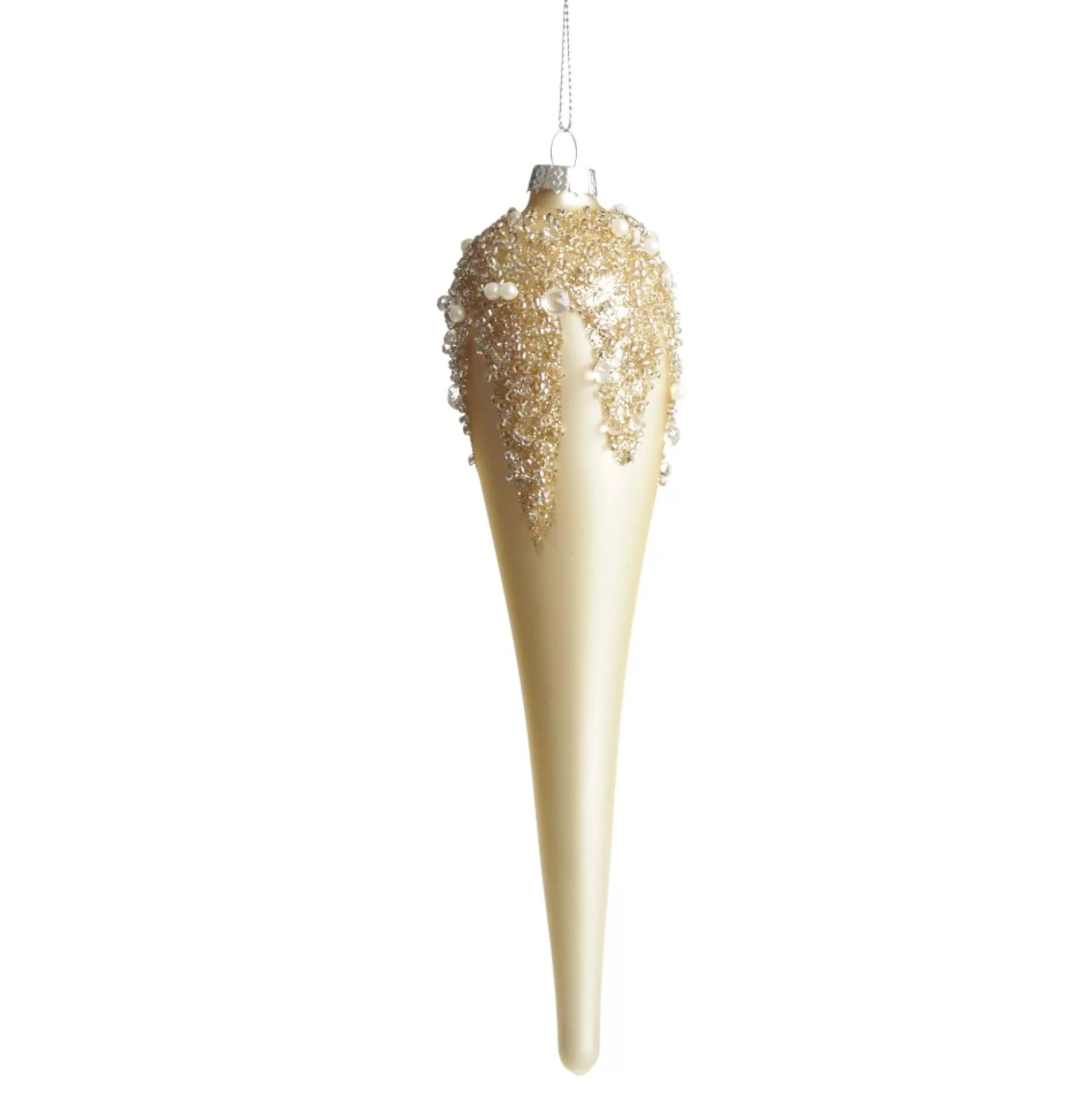 Champagne Icicle Hanging Long Drop Decoration Finials And Drops |