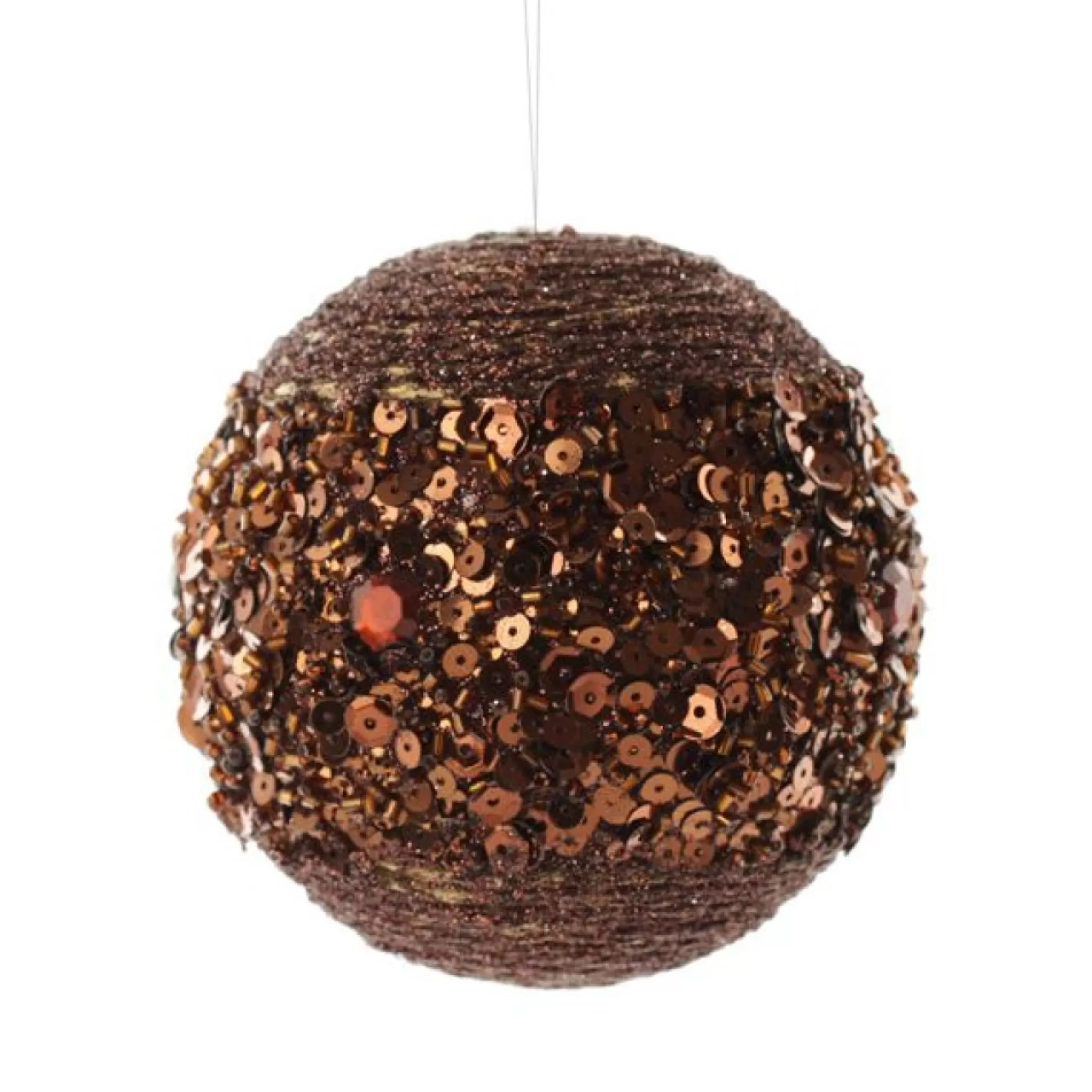 Chocolate Glitter Sequin Ball Decorative Christmas Baubles |