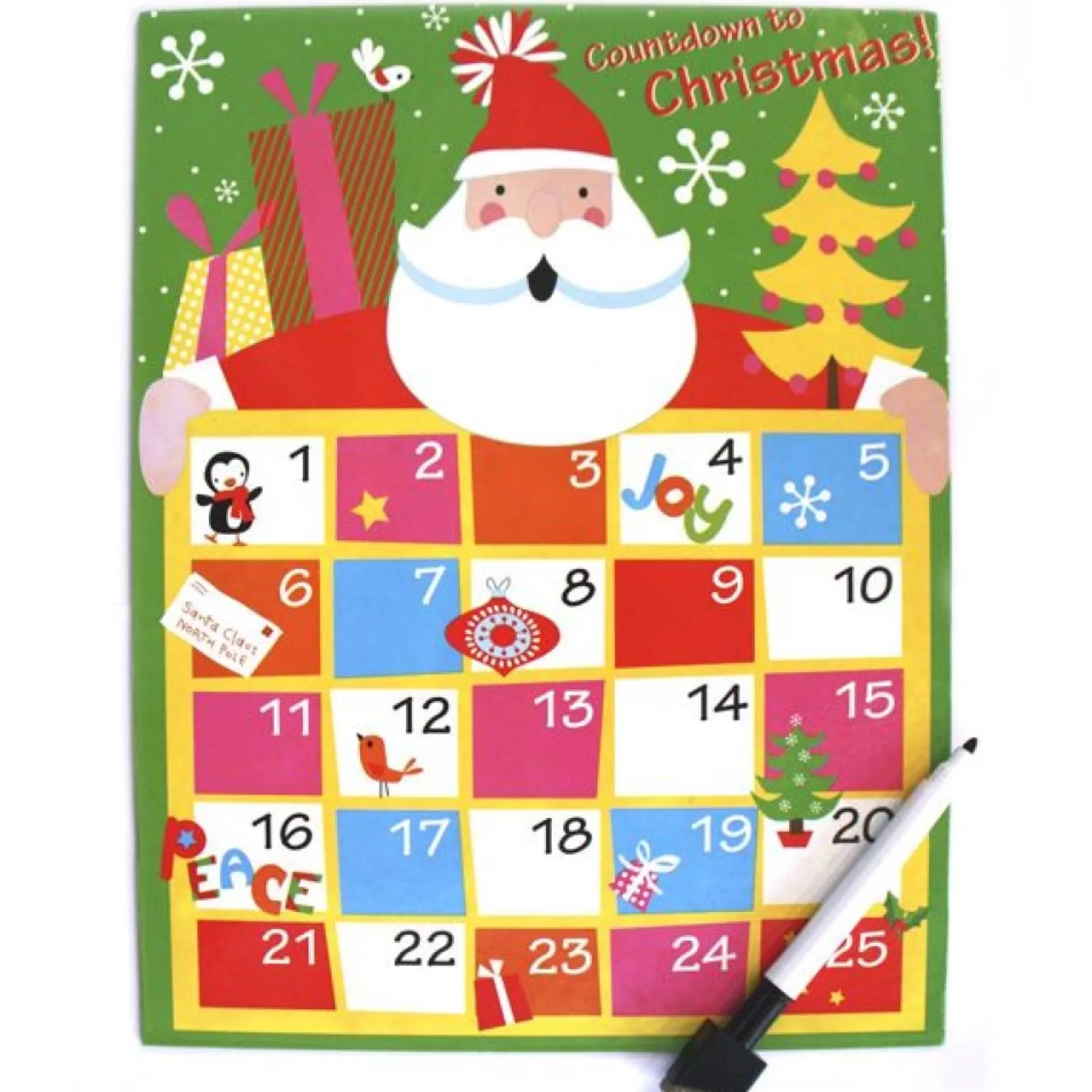 Christmas Advent Whiteboard Childrens Stocking Stuffers |