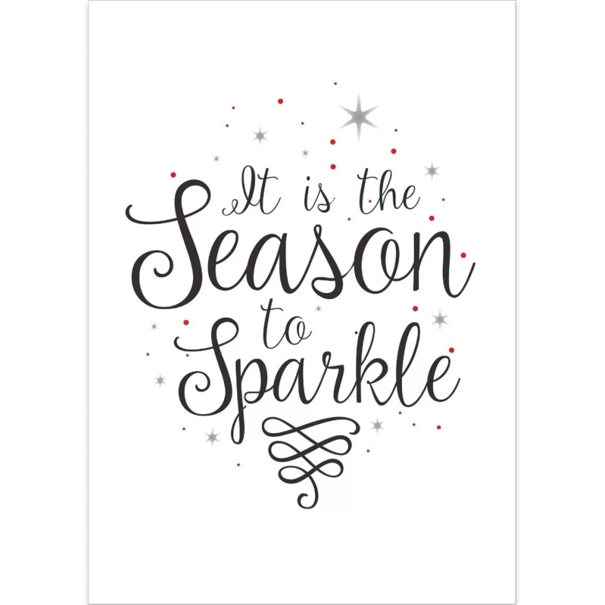 Christmas Sparkle Poster Print Christmas Prints |