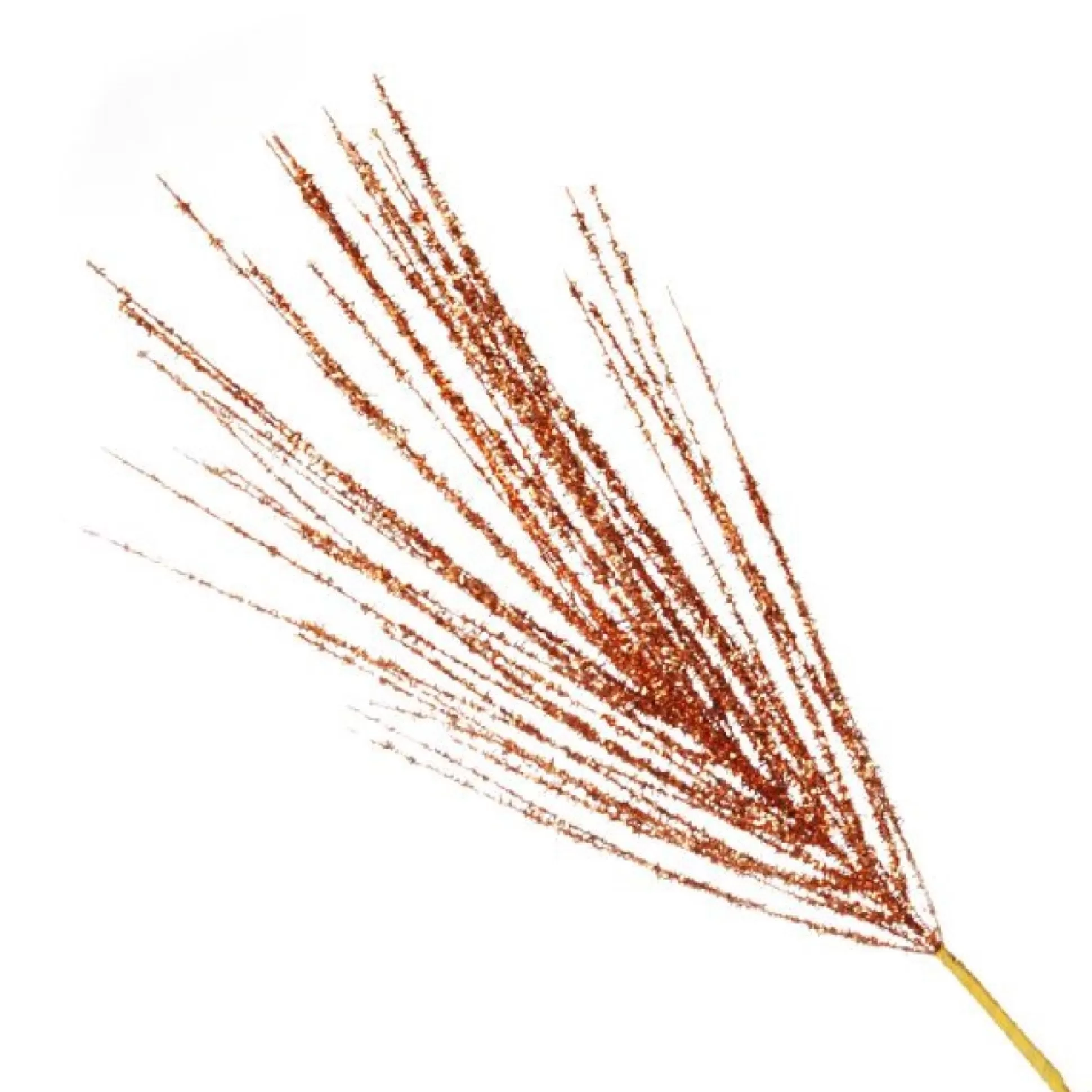 Copper Spiky Tinsel Spray Christmas Tree Picks |