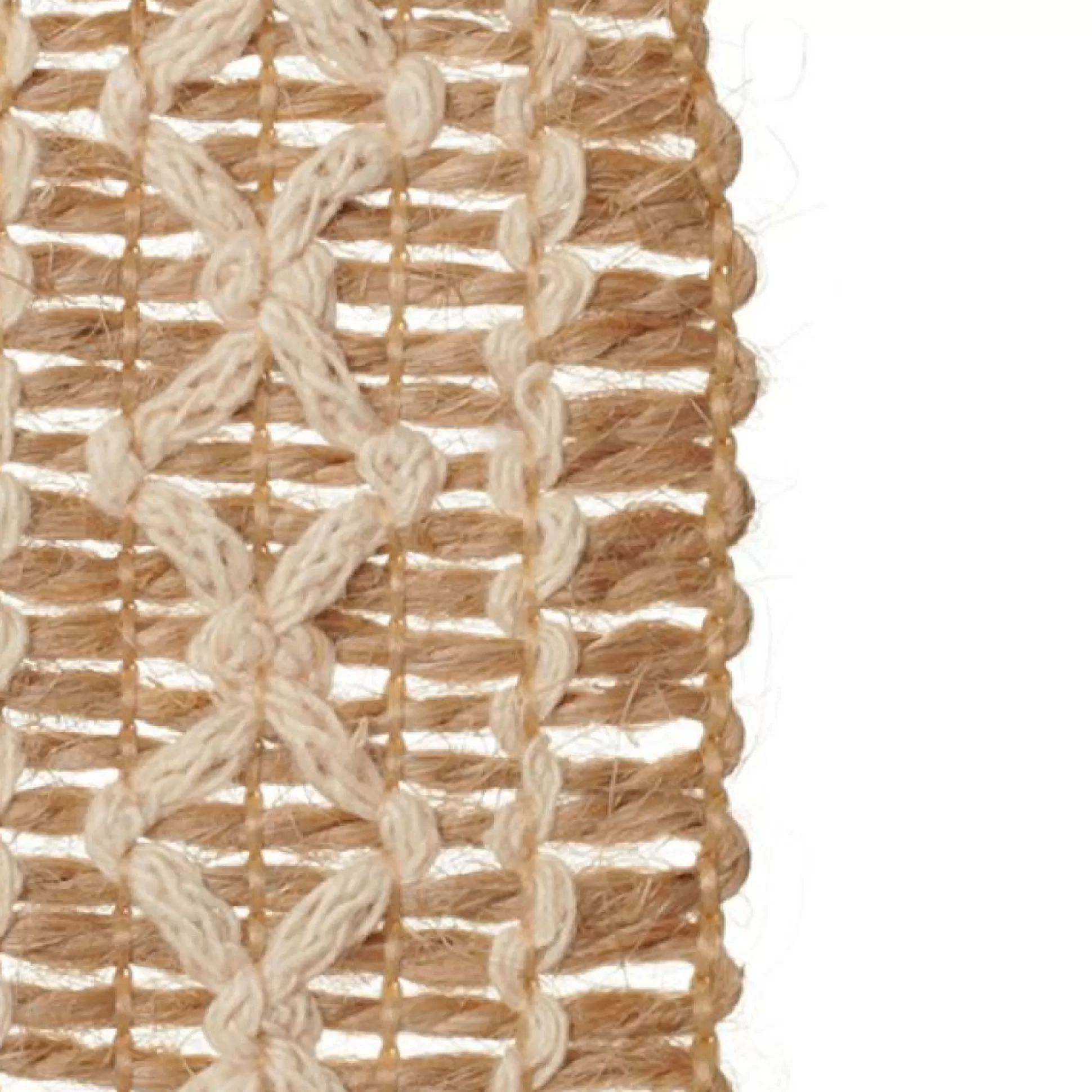 Cream and Natural Jute Decorative Braid Ribbon - Design B Ribbons |