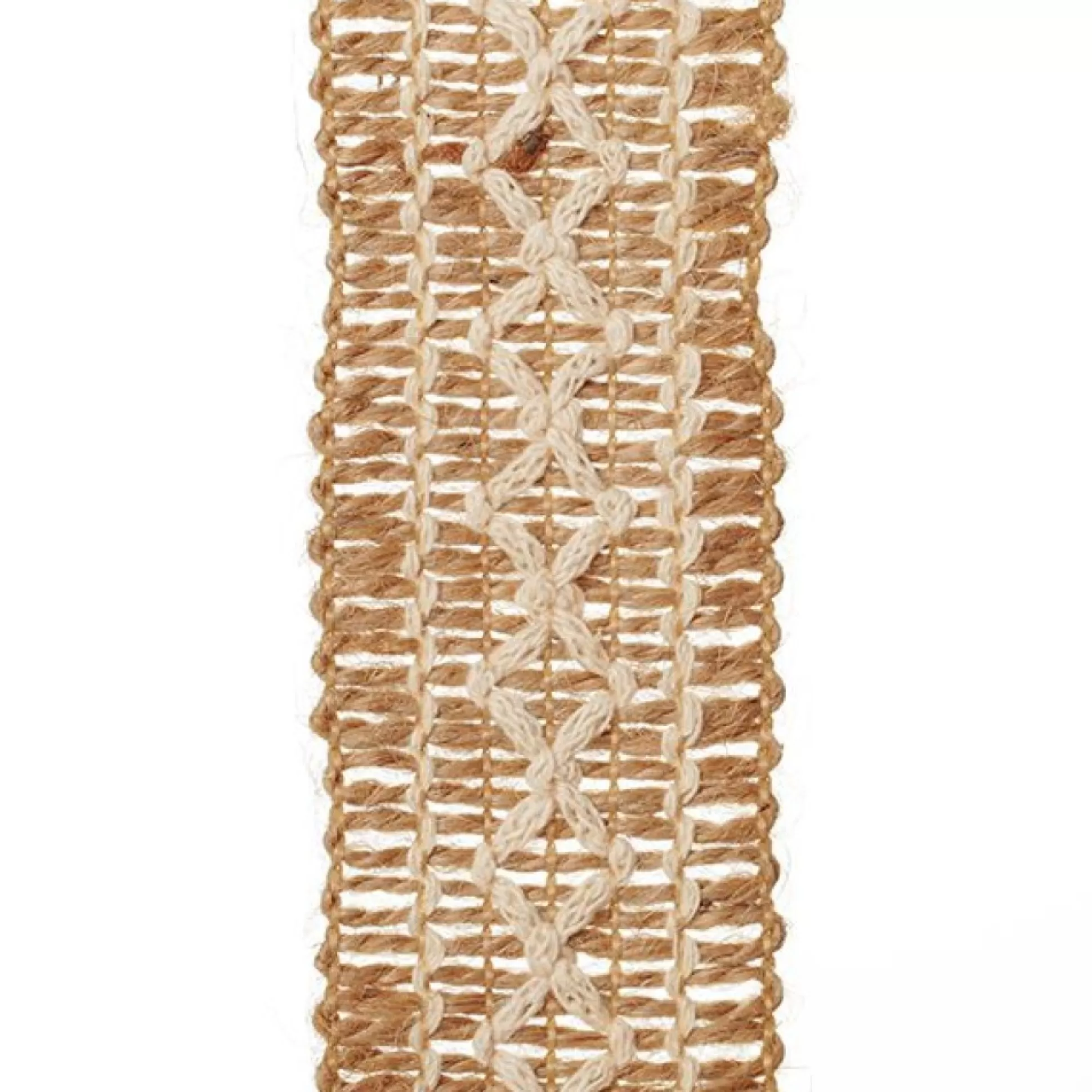 Cream and Natural Jute Decorative Braid Ribbon - Design B Ribbons |