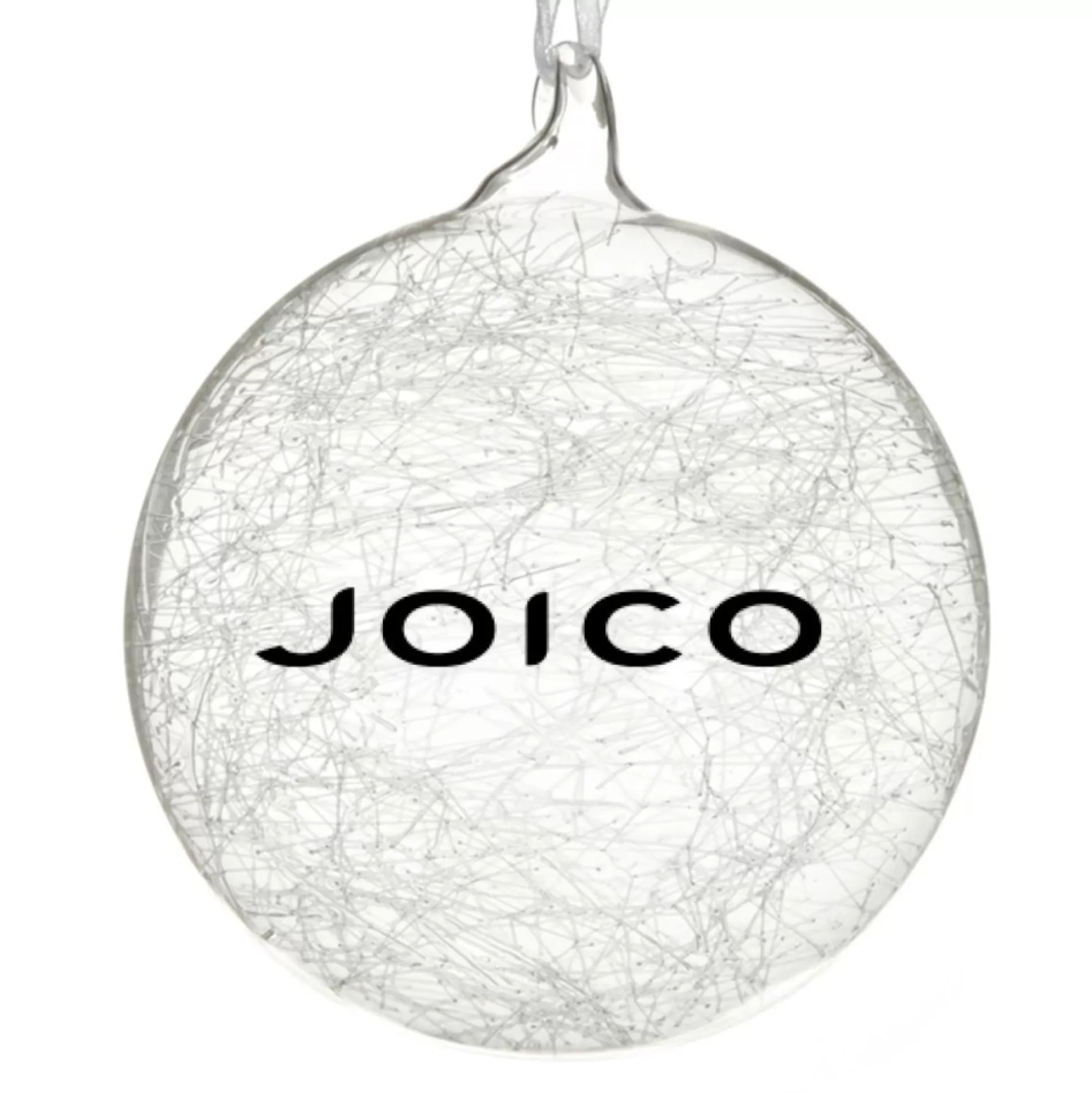 Customised Large Clear Glass Logo Decal Bauble Corporate Logo Baubles |