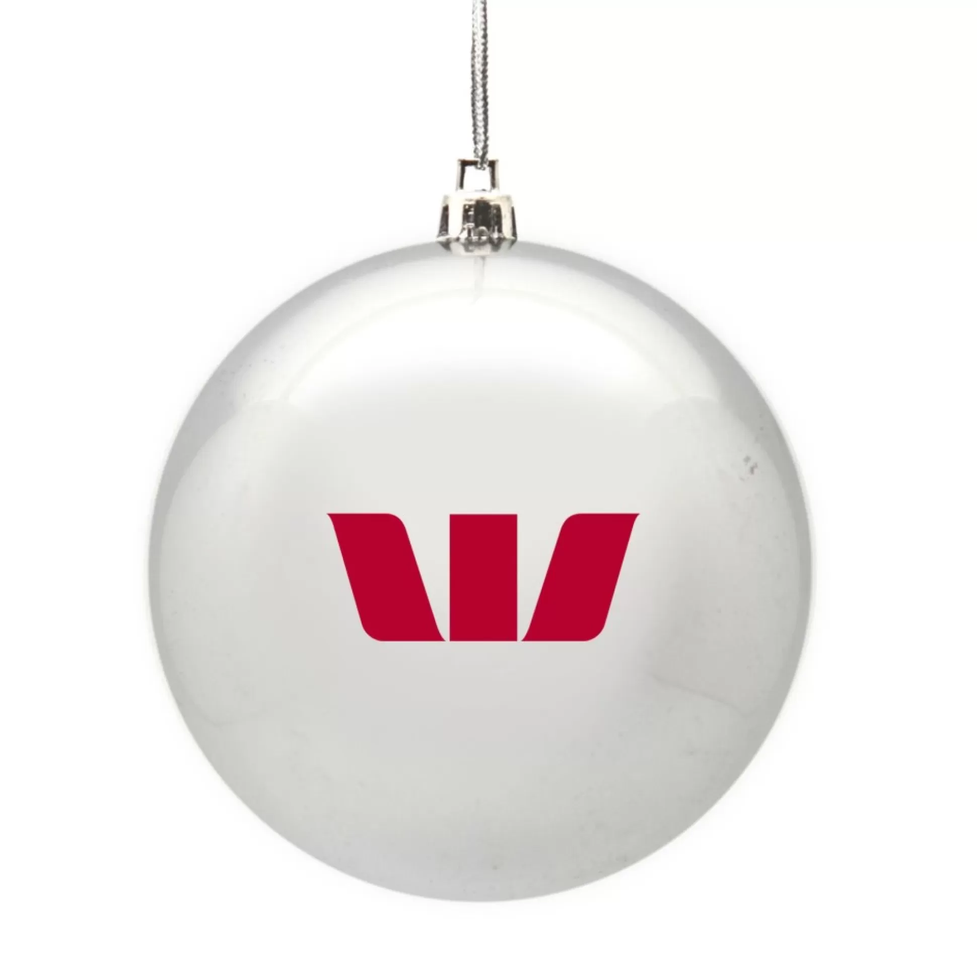 Customised Shatterproof Printed Logo Bauble - 8cm Corporate Logo Baubles |