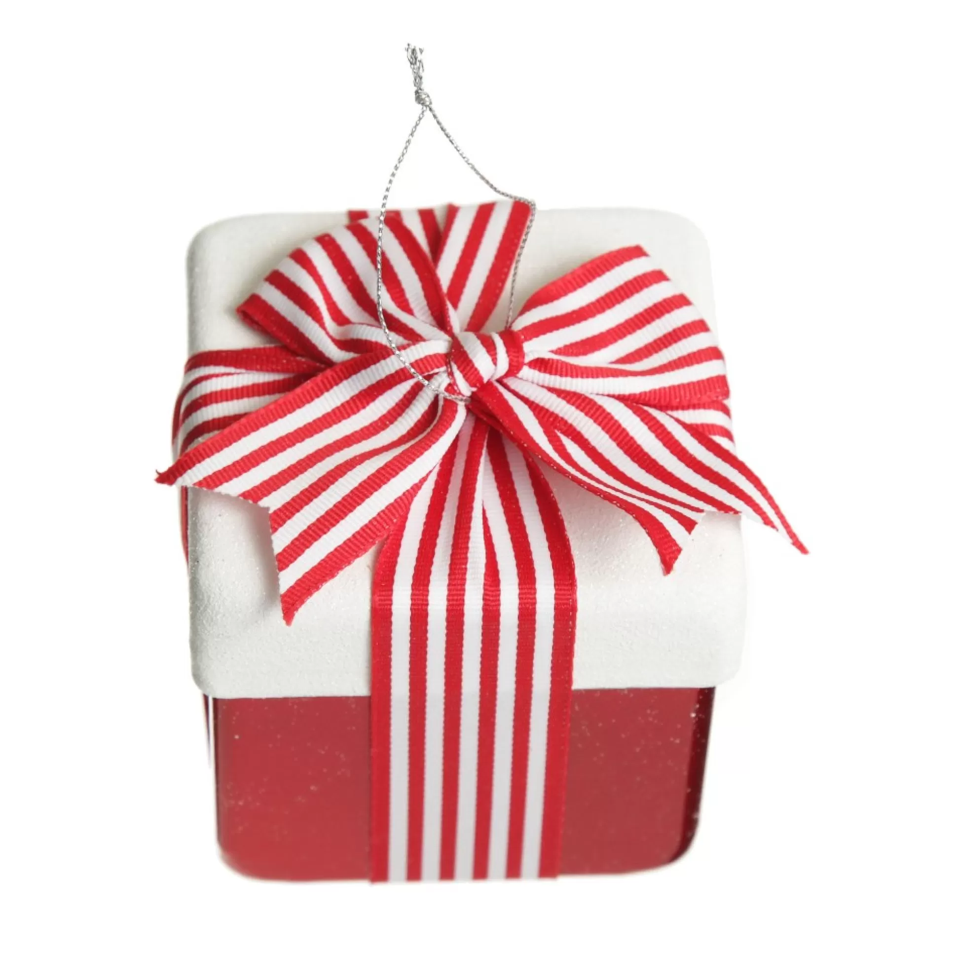 Cute Red and White Hanging Gift Box Christmas Decoration Christmas Tree Decorations |