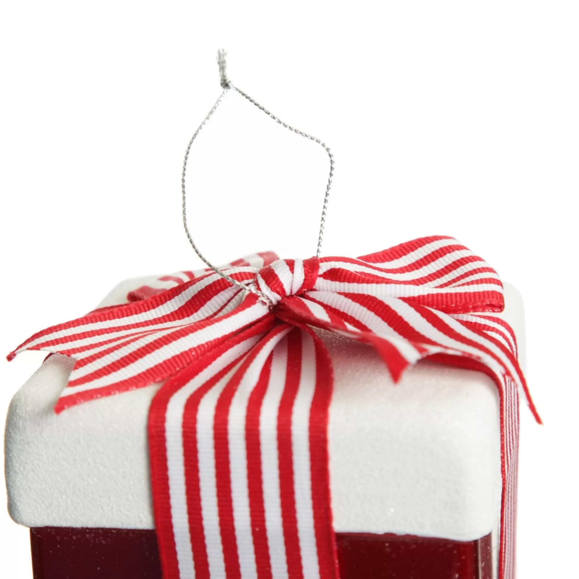 Cute Red and White Hanging Gift Box Christmas Decoration Christmas Tree Decorations |