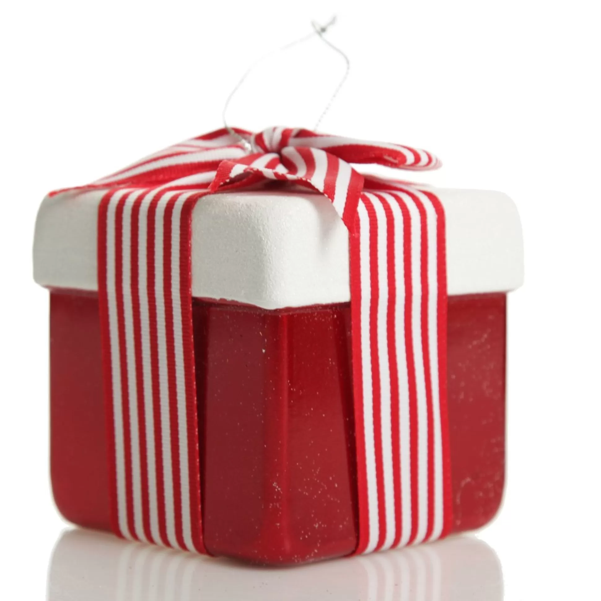 Cute Red and White Hanging Gift Box Christmas Decoration Christmas Tree Decorations |