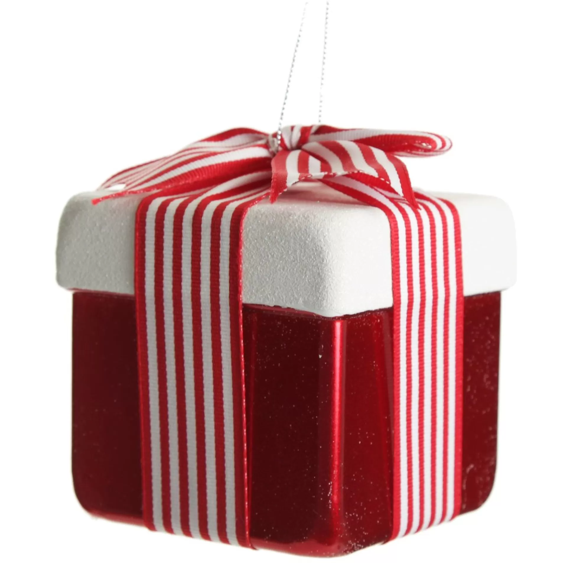Cute Red and White Hanging Gift Box Christmas Decoration Christmas Tree Decorations |