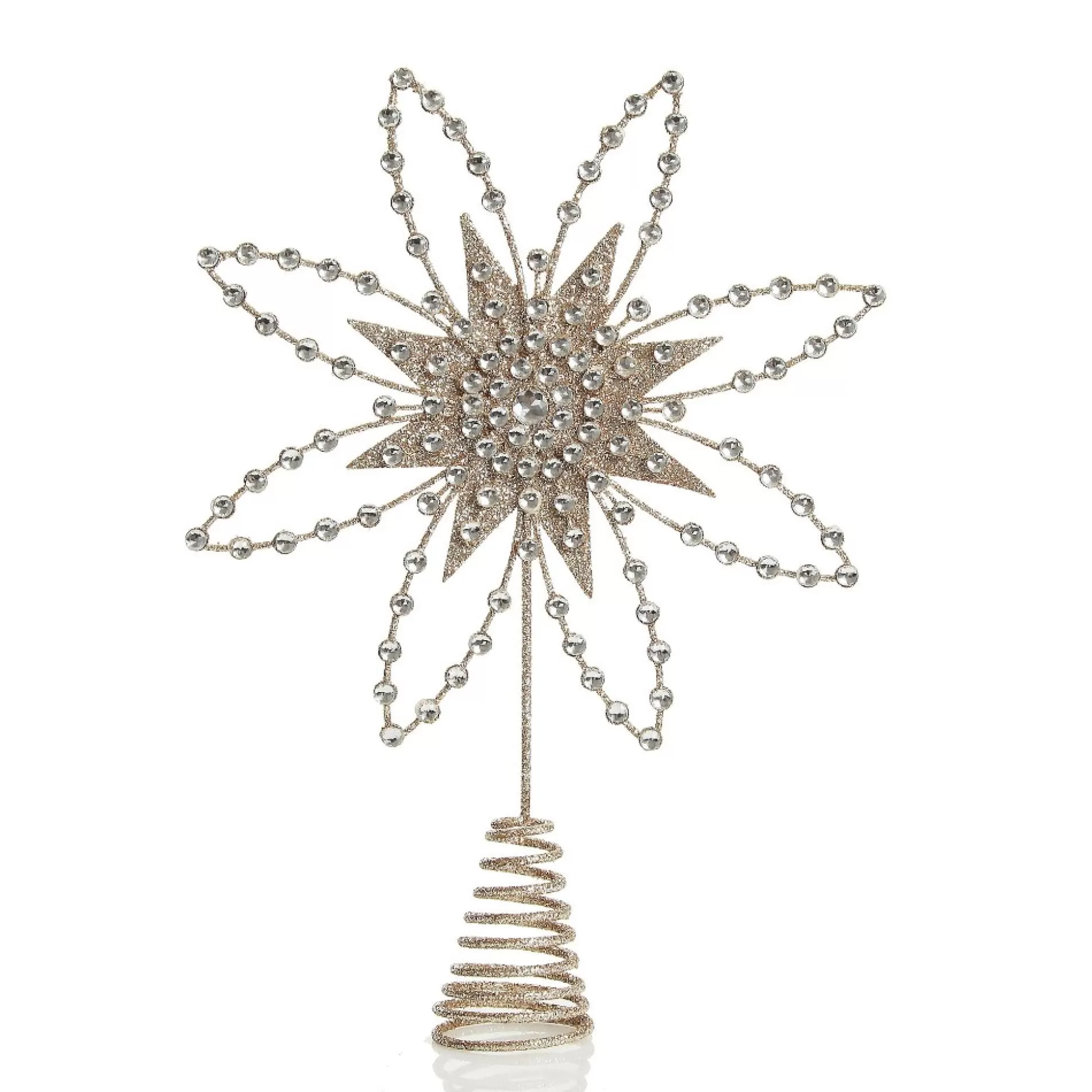 Elegant Metal and Jewel Tree Topper Tree Toppers |