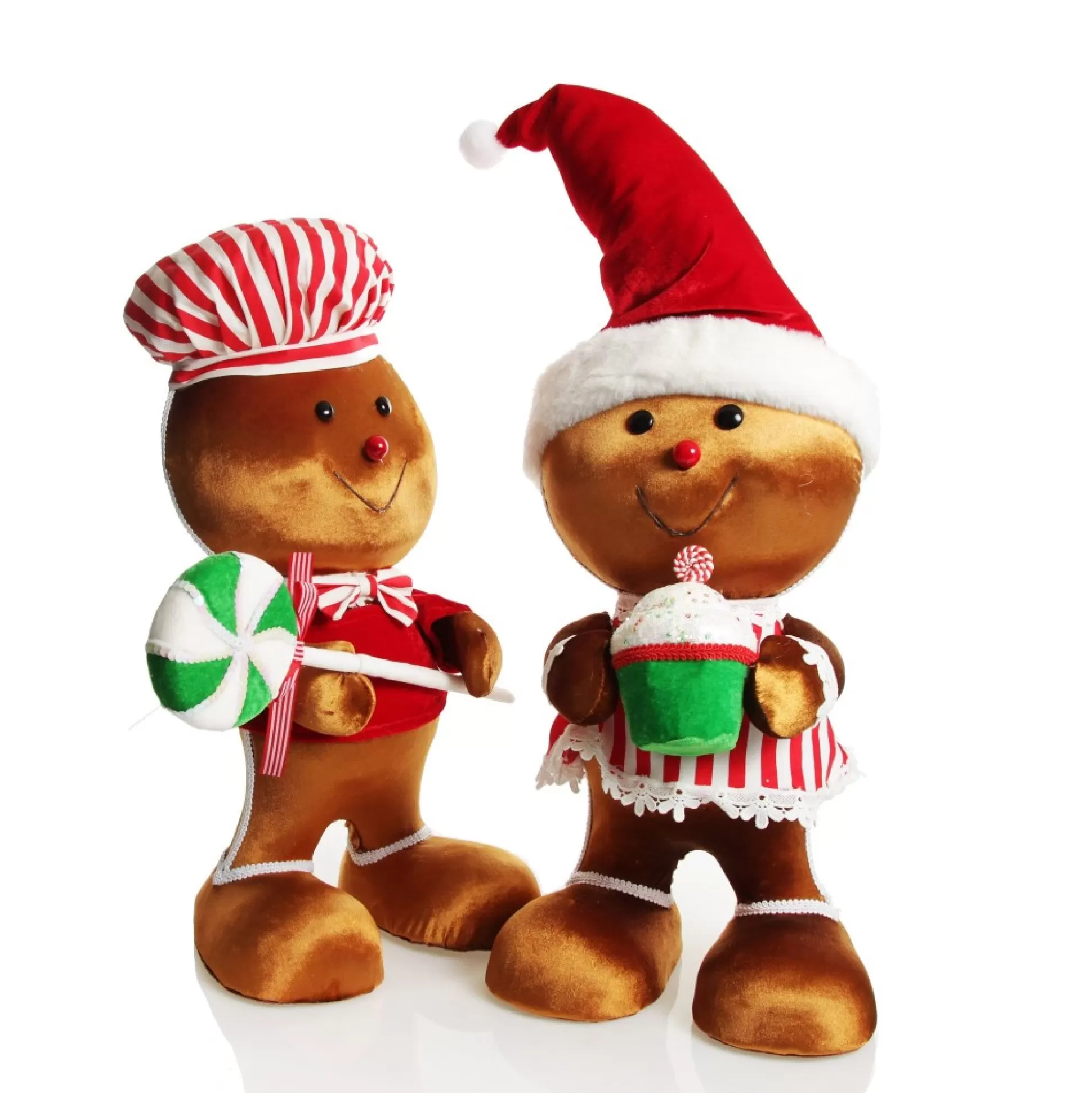 Extra Large Gingerbread Boy with Lollipop Christmas Ornament Christmas Ornaments |