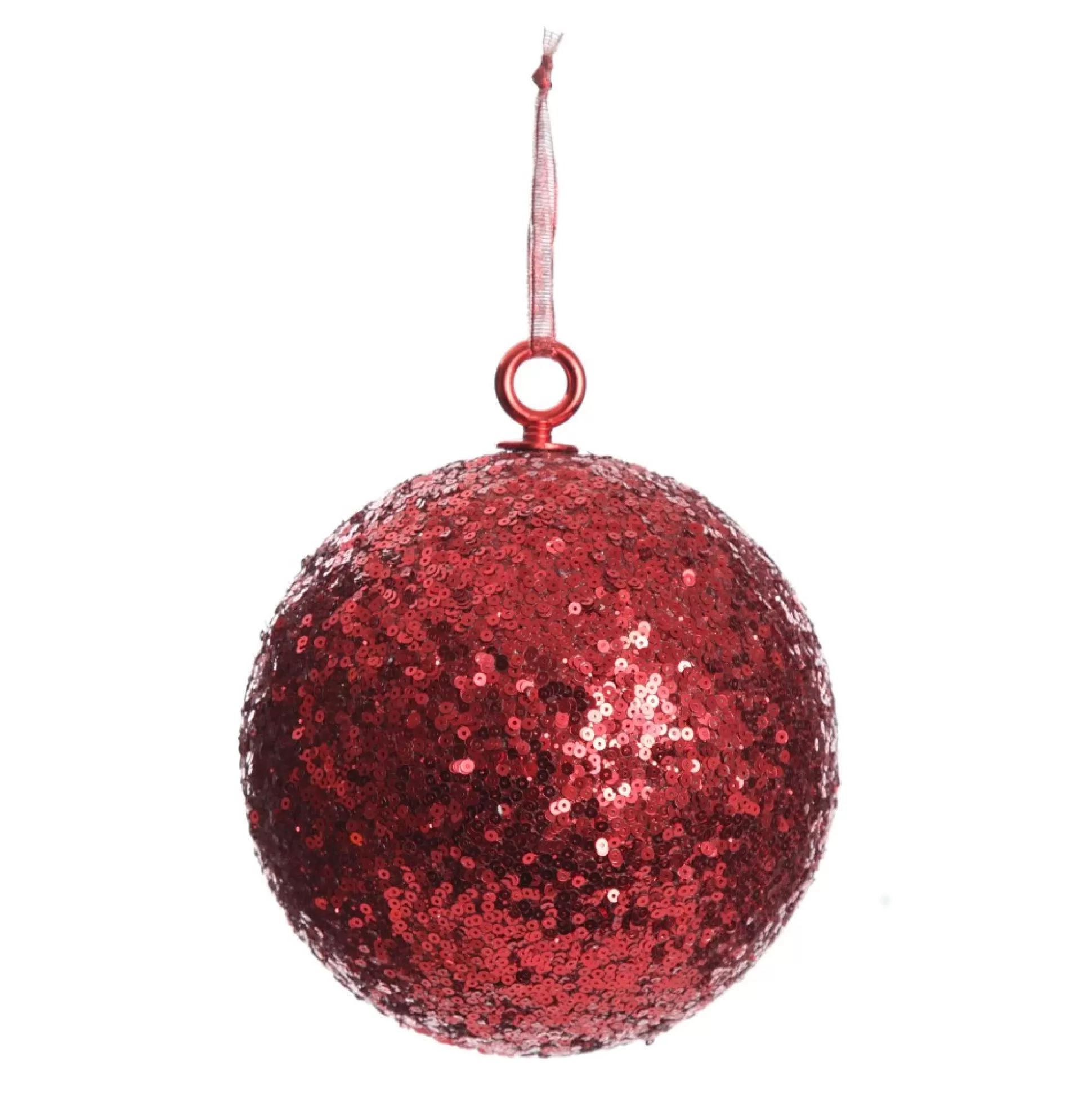 Extra Large Red Sequin Christmas Bauble Decorative Christmas Baubles |