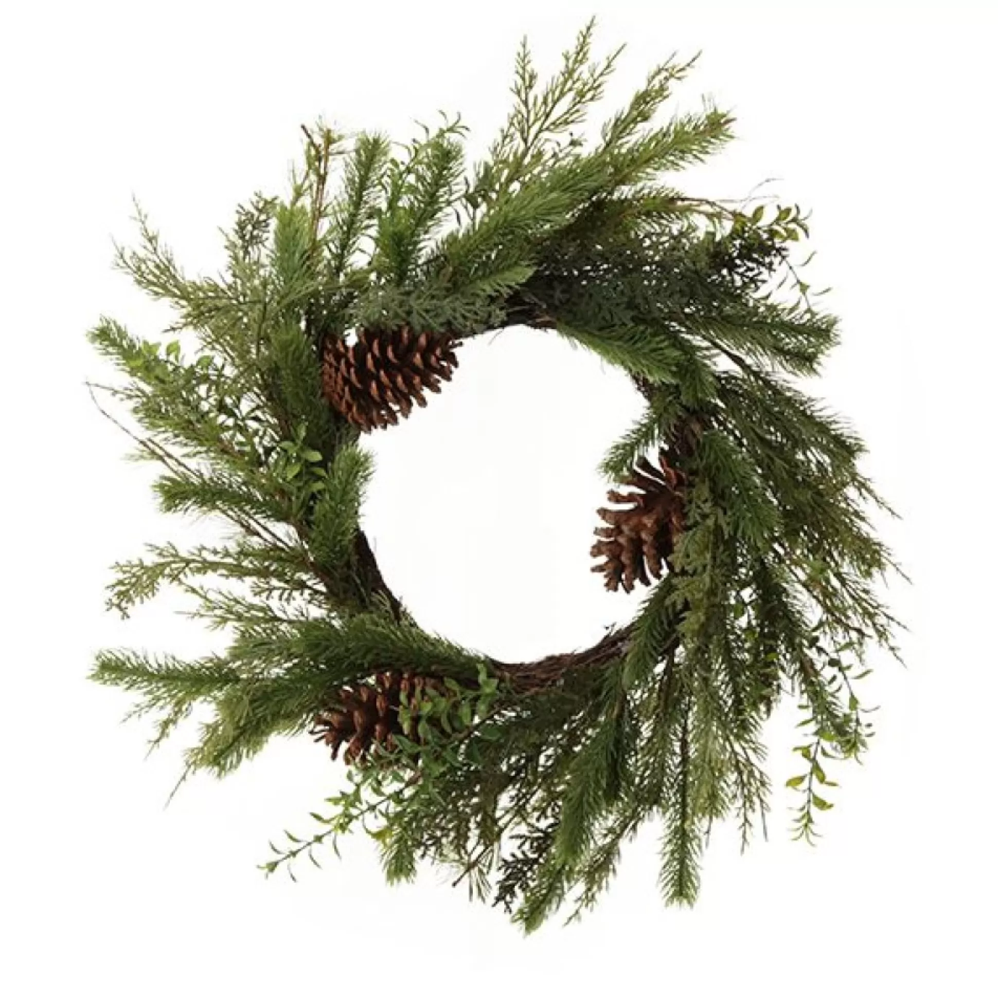 Fir and Pinecone Wreath Christmas Wreaths |