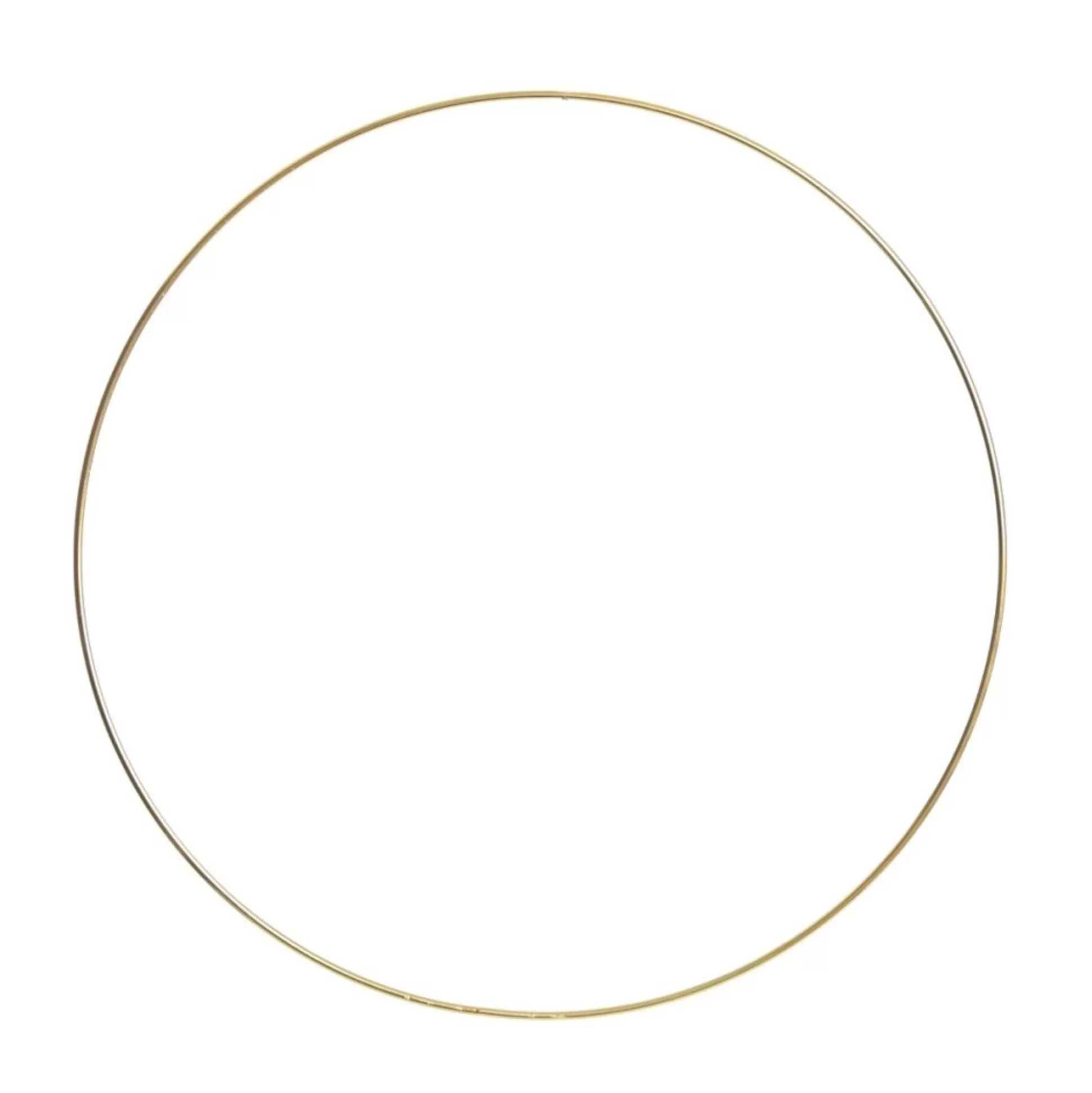 Gold Metal Hoop Wreath Base - 30cm Diy Wreaths |