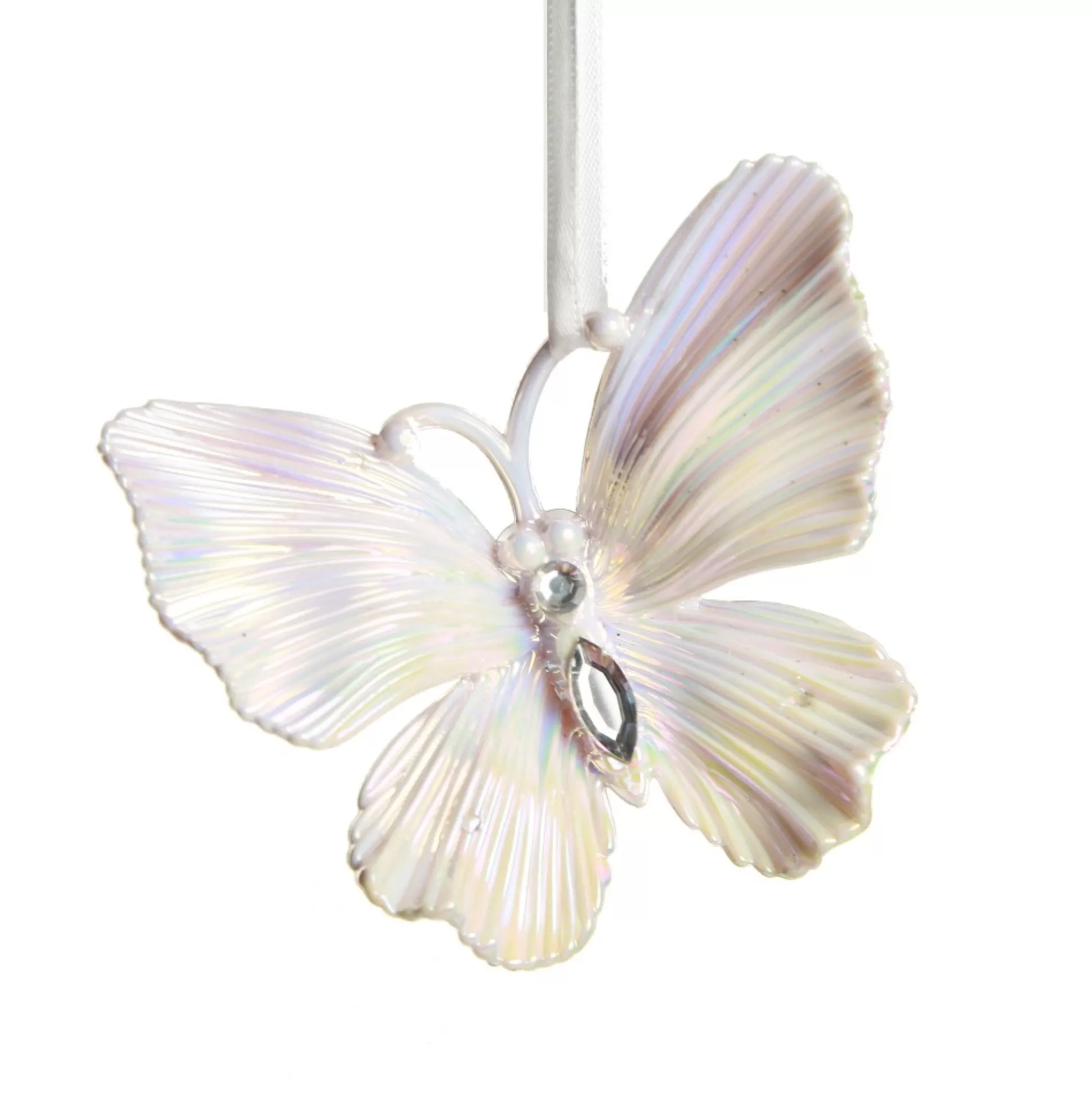 Iridescent Butterfly Christmas Tree Decoration Butterflies And Birds |