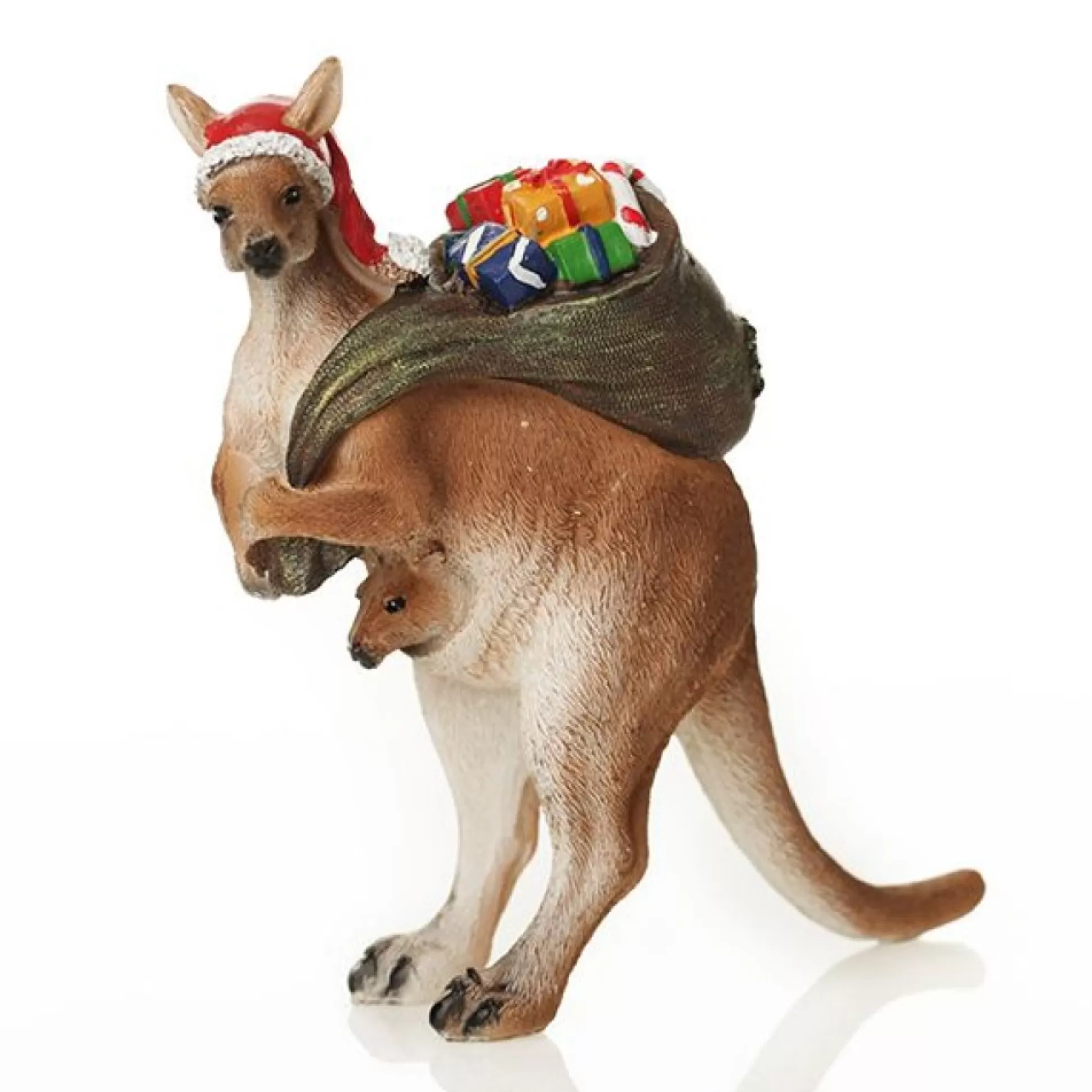 Kangaroo with Santa Sack Australiana Christmas Ornament Australian Christmas Ornaments |