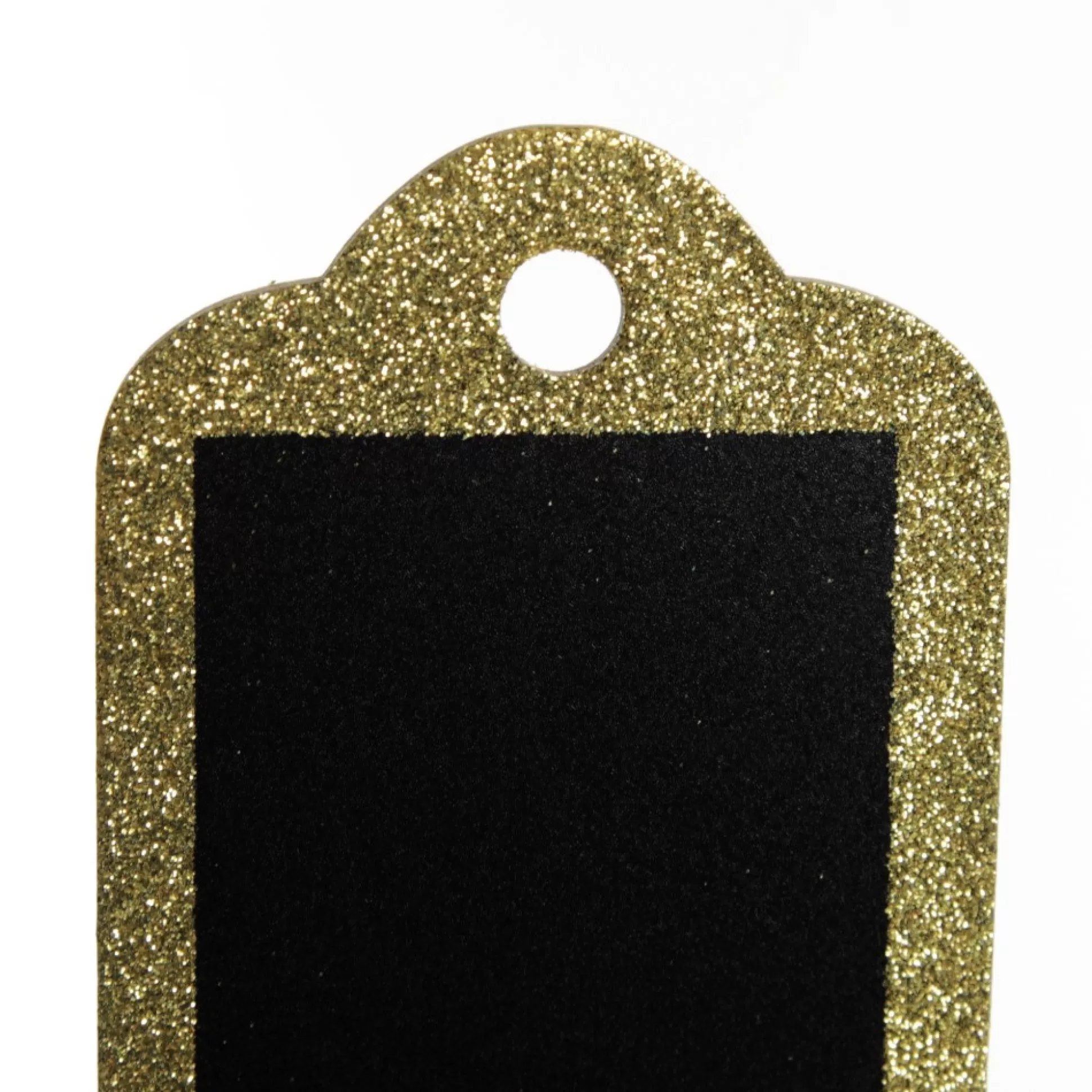 Large Glitter Arched Edge Name Tag Personalised Santa Sacks |