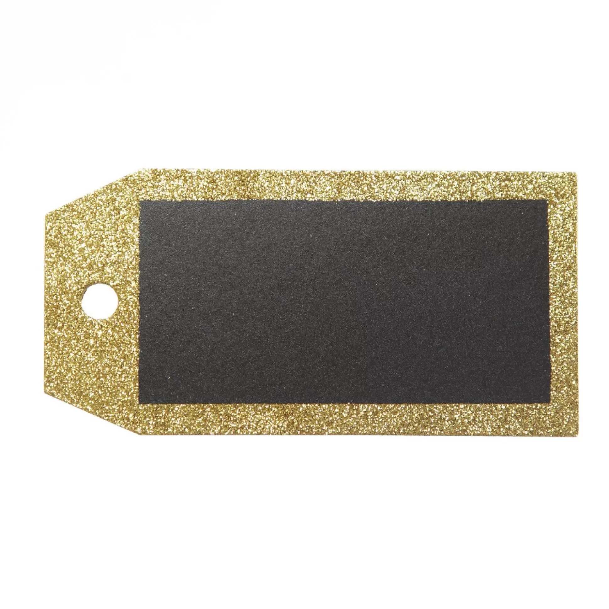 Large Glitter Square Edge Name Tag Personalised Santa Sacks |