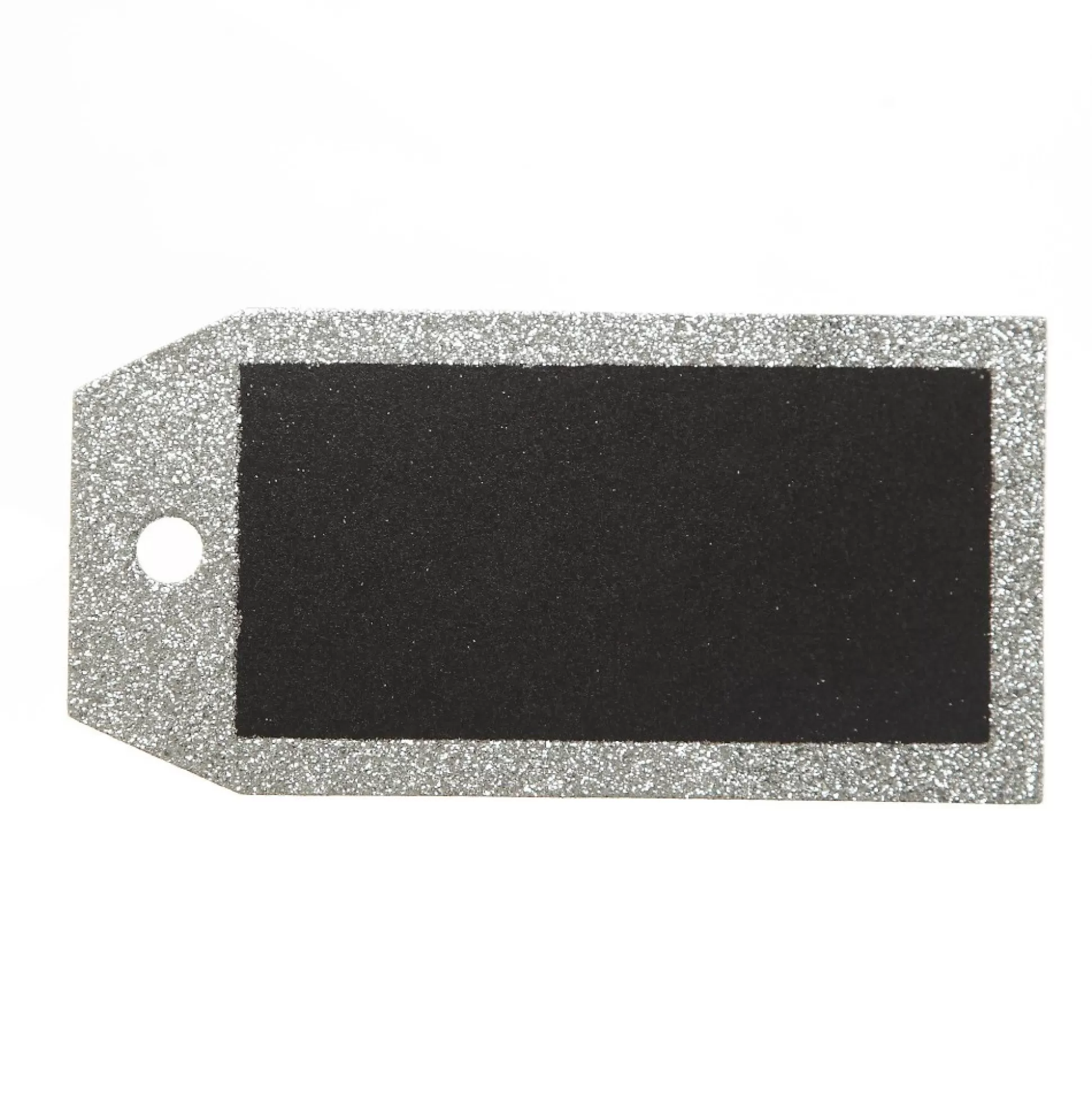 Large Glitter Square Edge Name Tag Personalised Santa Sacks |