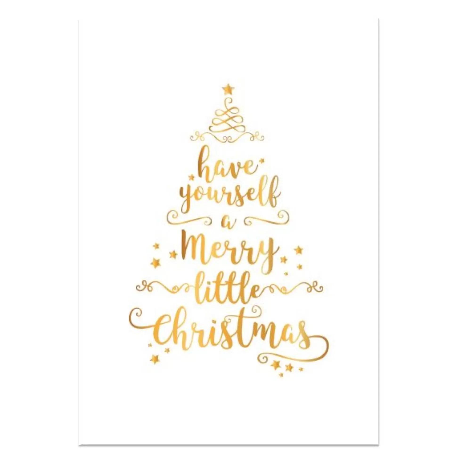 Merry Little Christmas Poster Print Christmas Prints |