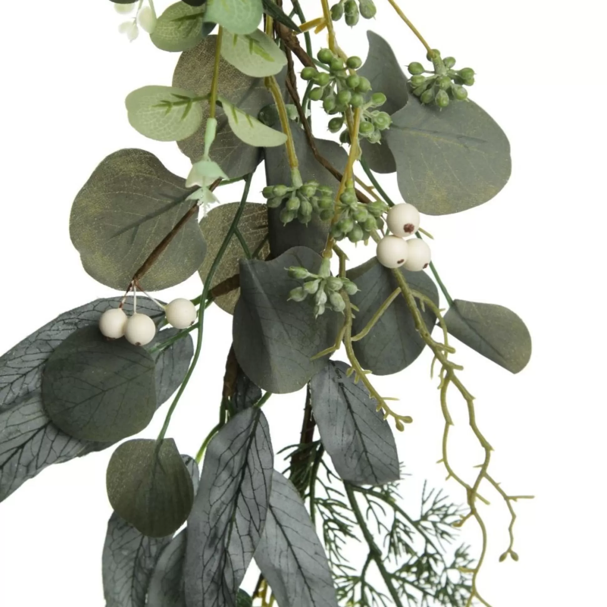 Native Eucalyptus Leaf Christmas Garland with White Berries Christmas Garlands |