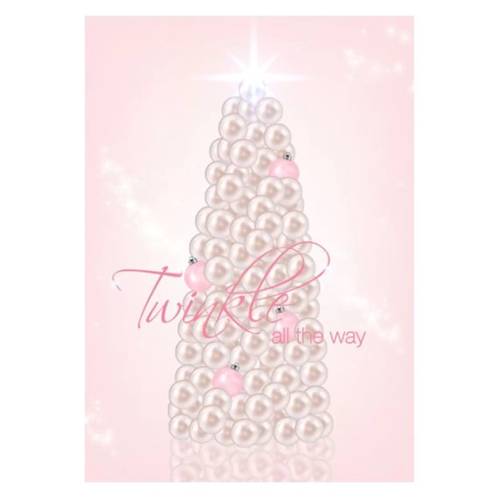 Pastels and Pearls Christmas Poster Print Christmas Prints |