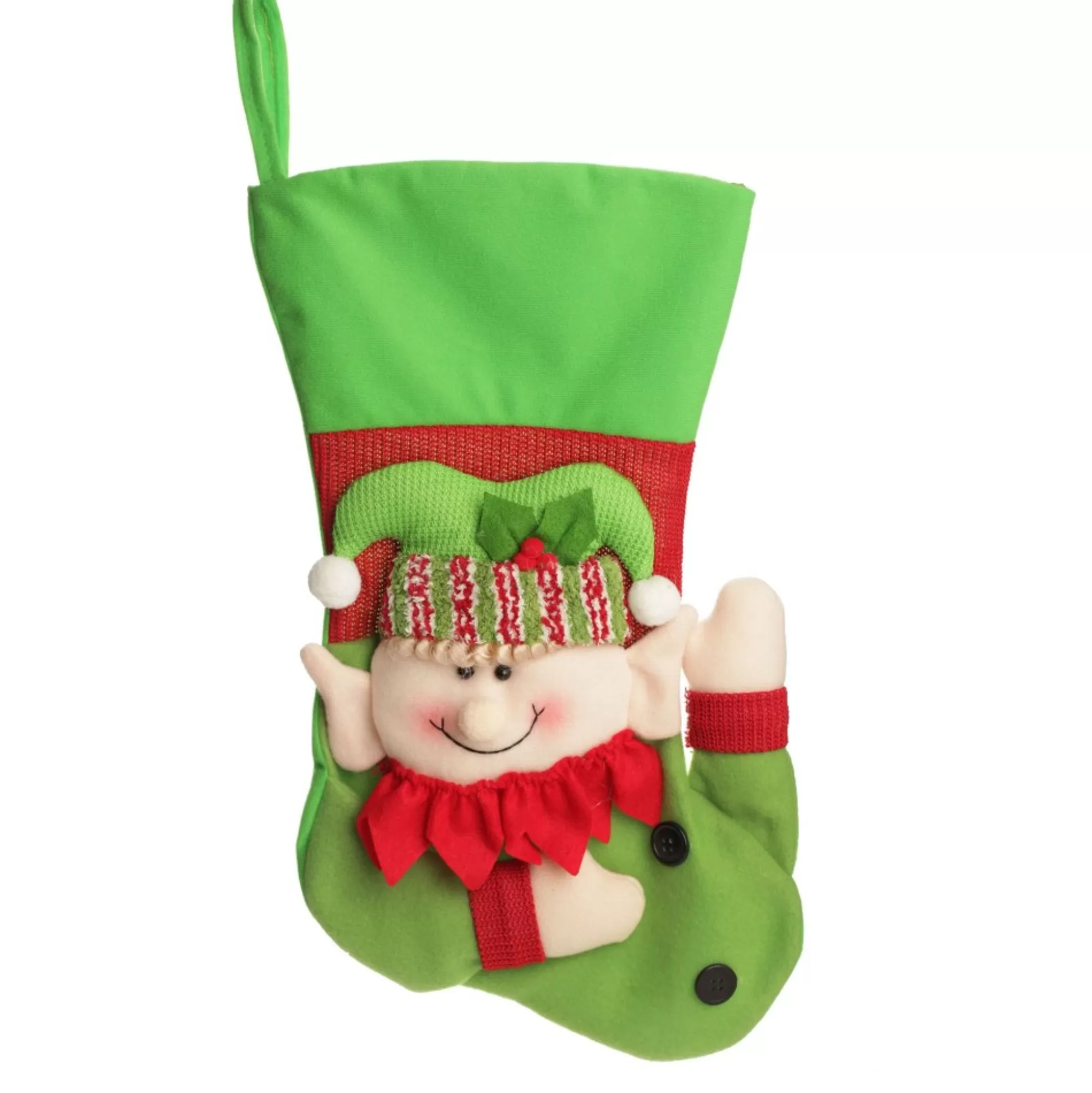 Personalised 3D Elf Christmas Stocking Personalised Stockings |