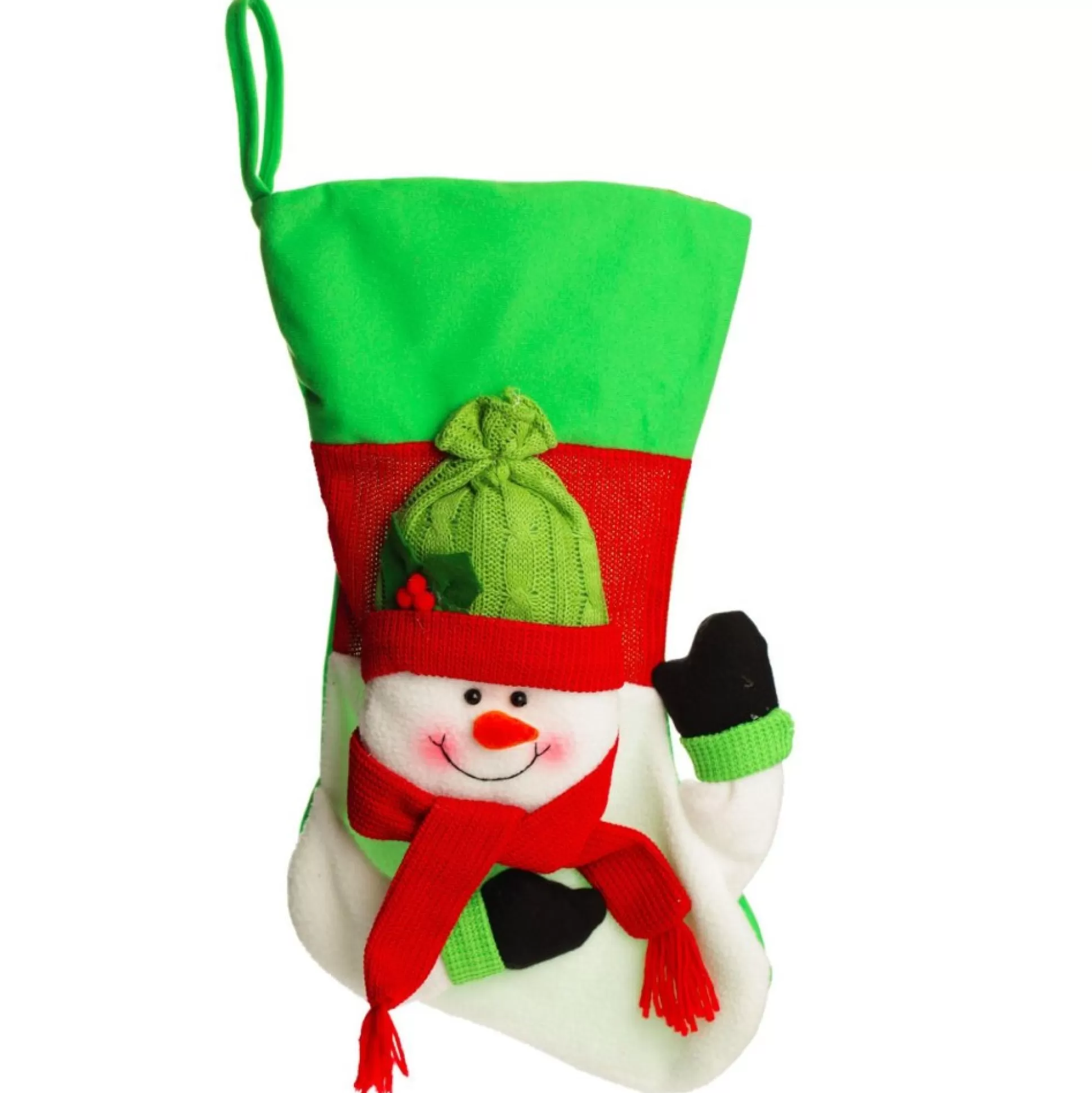 Personalised 3D Snowman Christmas Stocking Personalised Stockings |