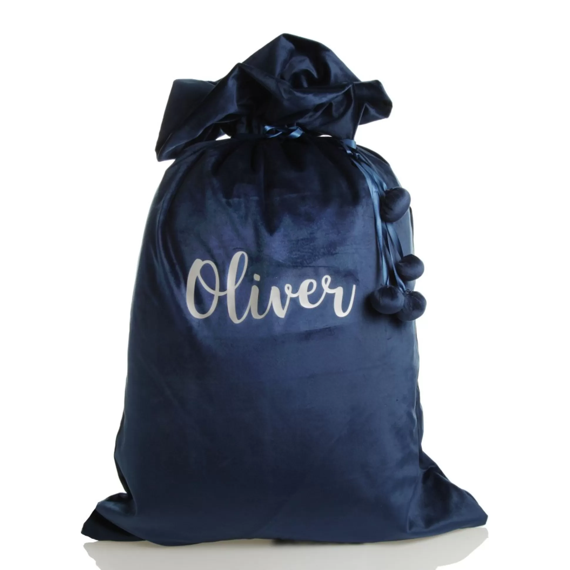 Personalised Blue Velvet Santa Sack Personalised Santa Sacks |