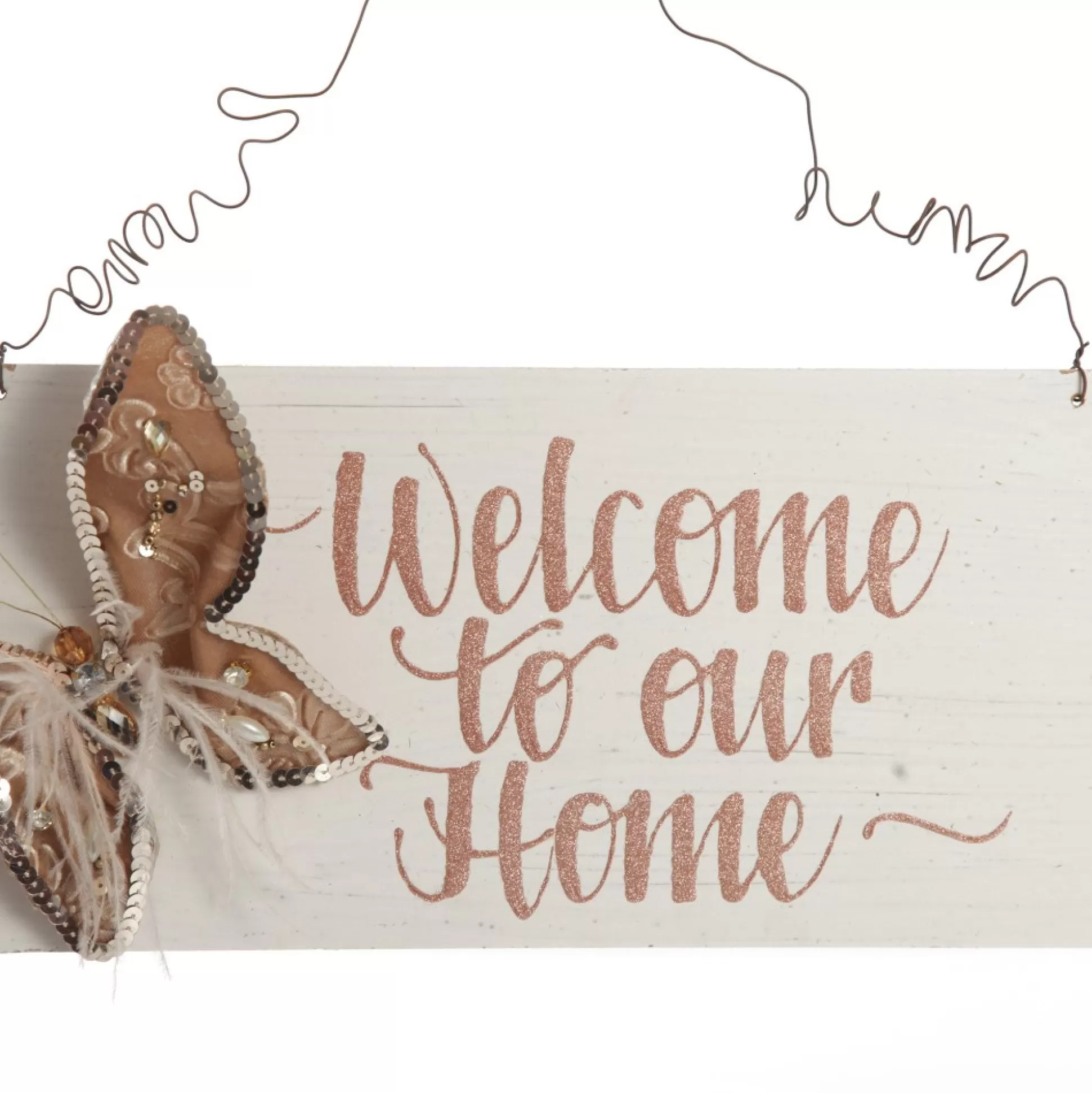 Personalised Boho Butterfly Christmas Wood Plaque Christmas Plaques |