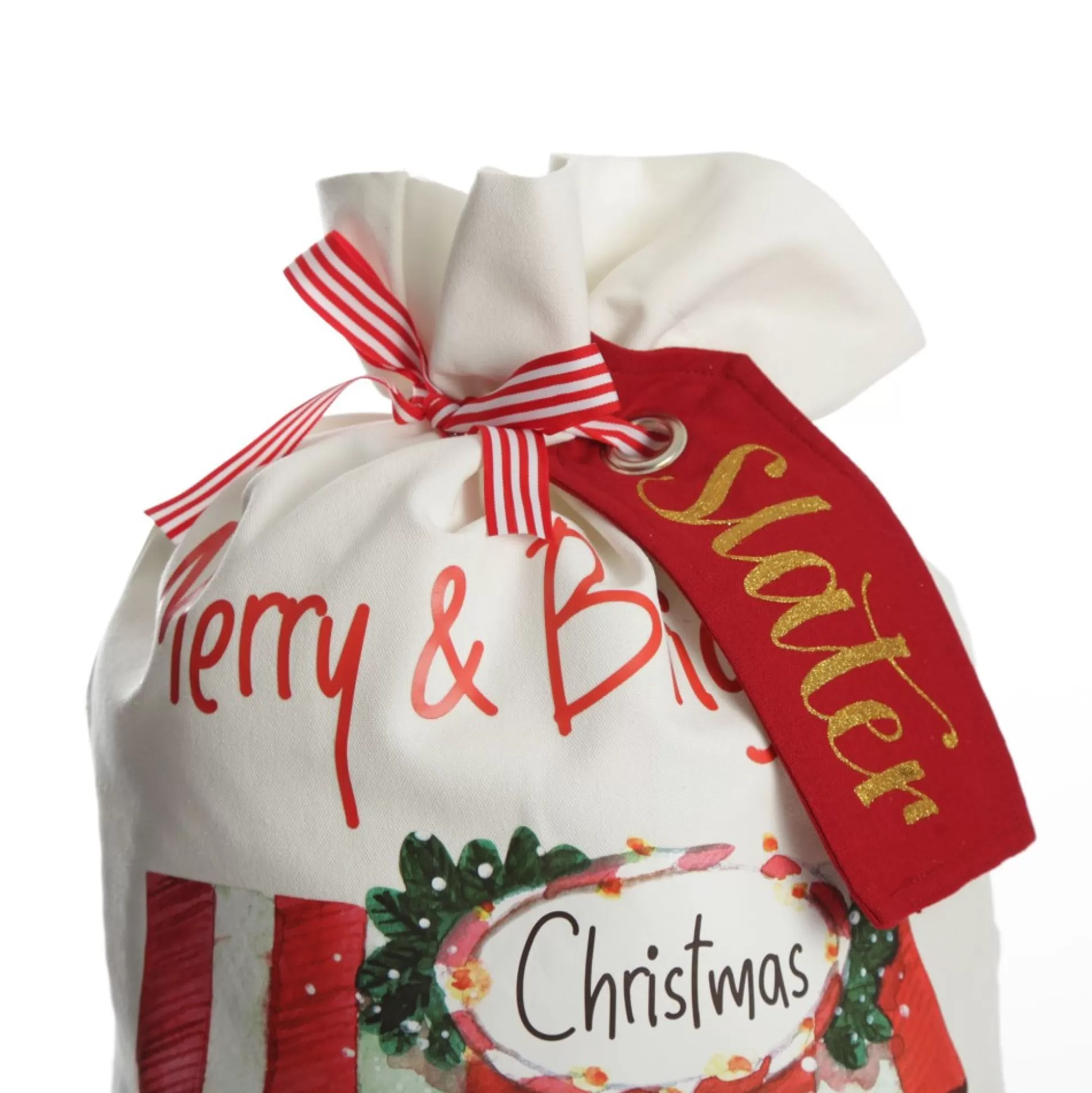 Personalised Christmas Candy Shop Santa Sack Personalised Santa Sacks |