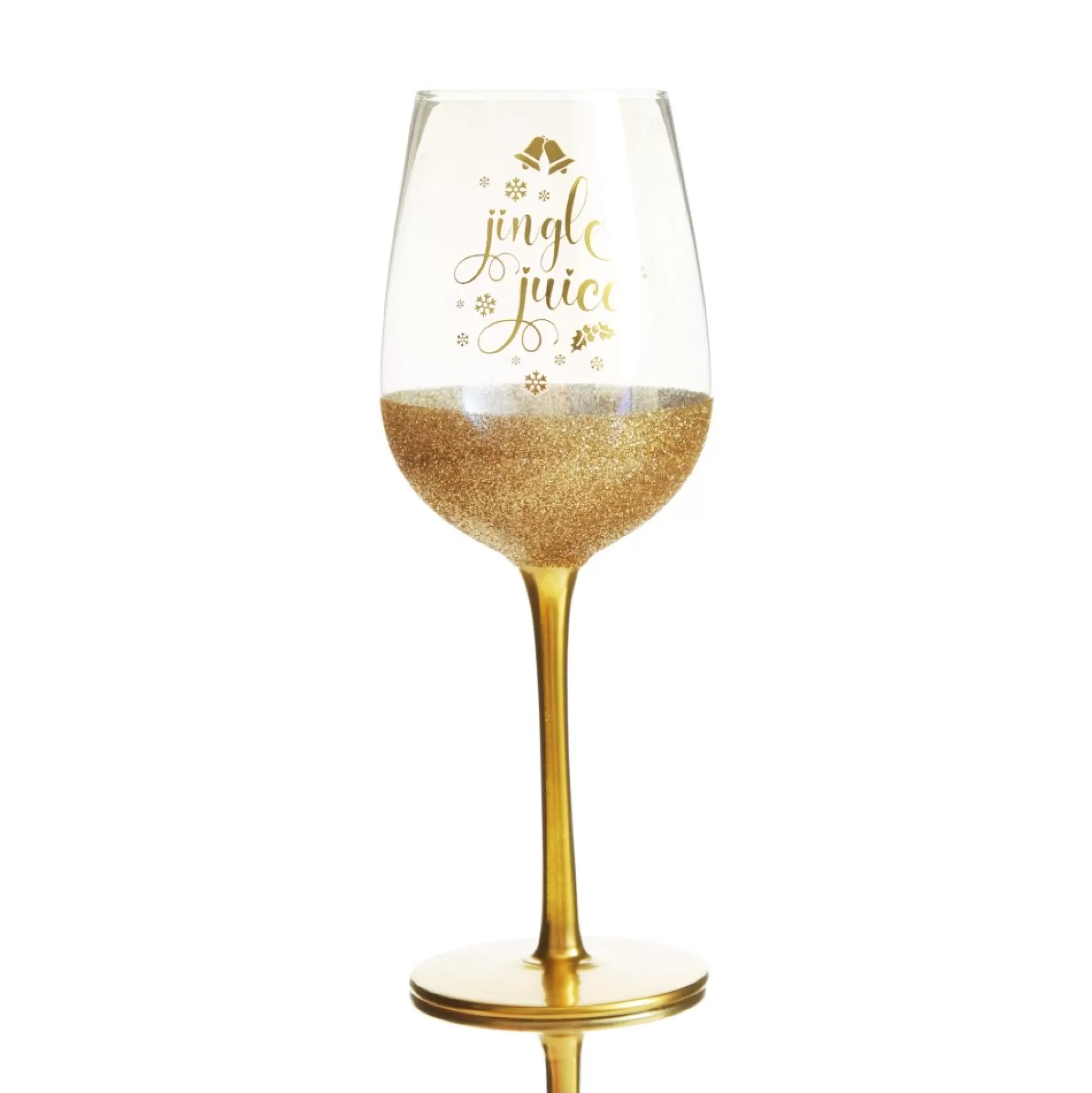 Personalised Jingle Juice Christmas Wine Glass Christmas Wine Glasses And Mugs |