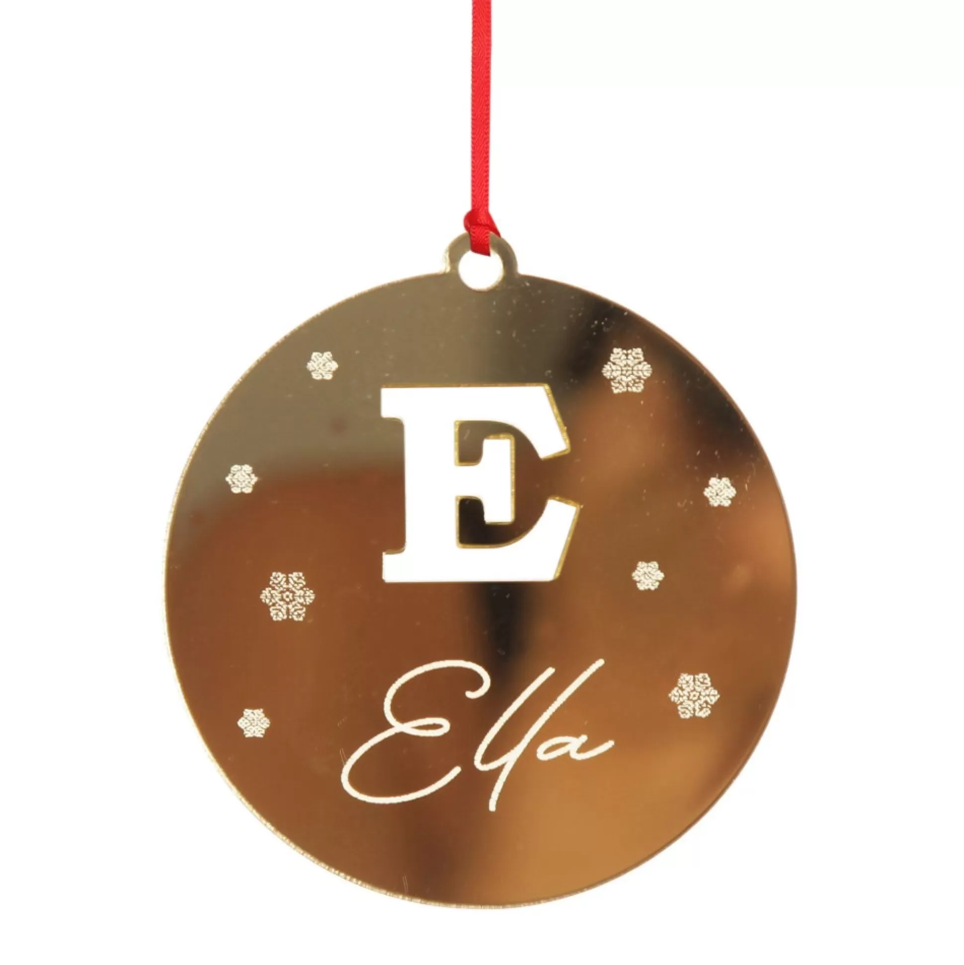 Personalised Monogram Cutout Christmas Decoration Personalised Decorations | Personalised Monogram Cutout Christmas Decoration