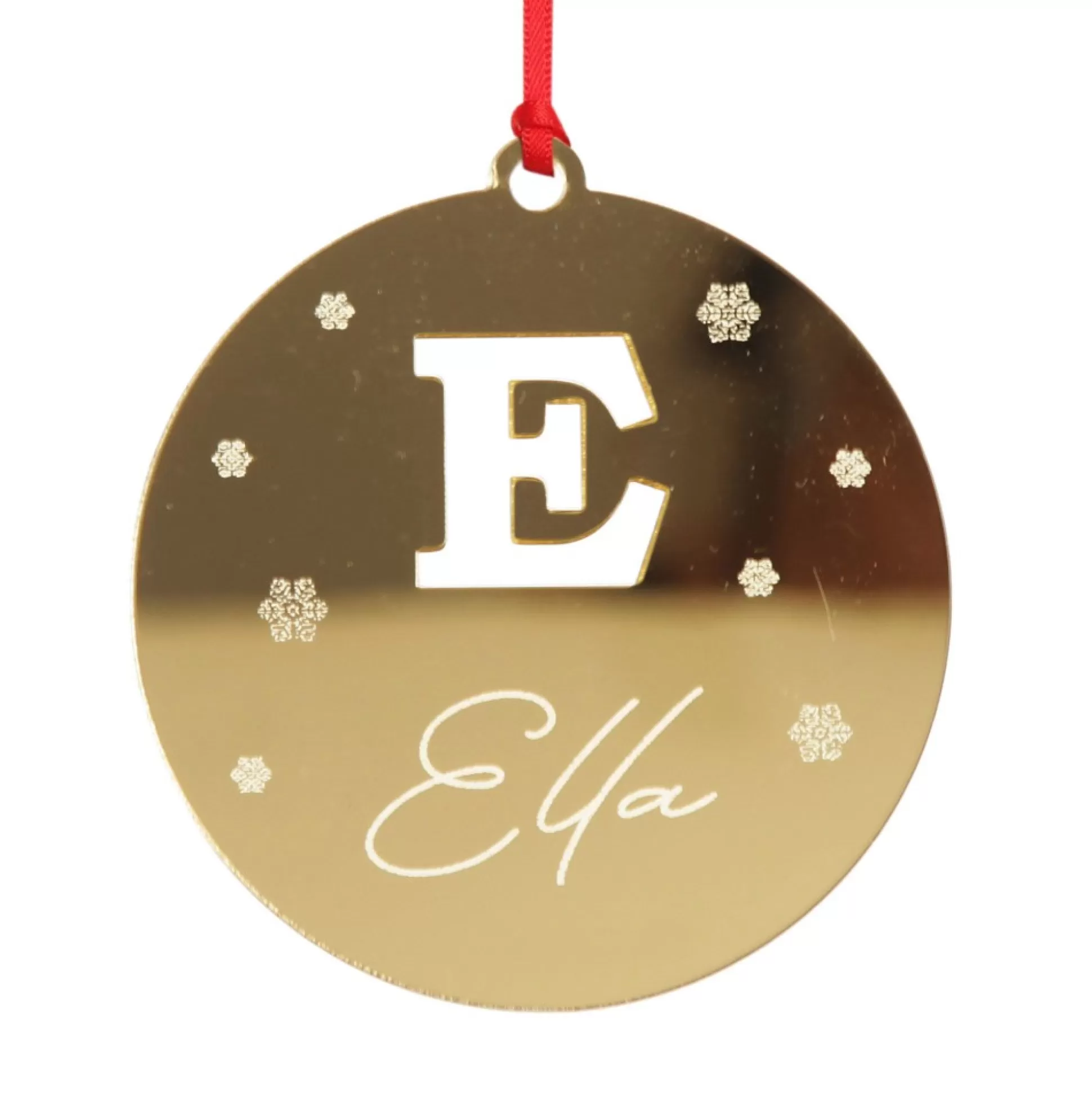 Personalised Monogram Cutout Christmas Decoration Personalised Decorations | Personalised Monogram Cutout Christmas Decoration