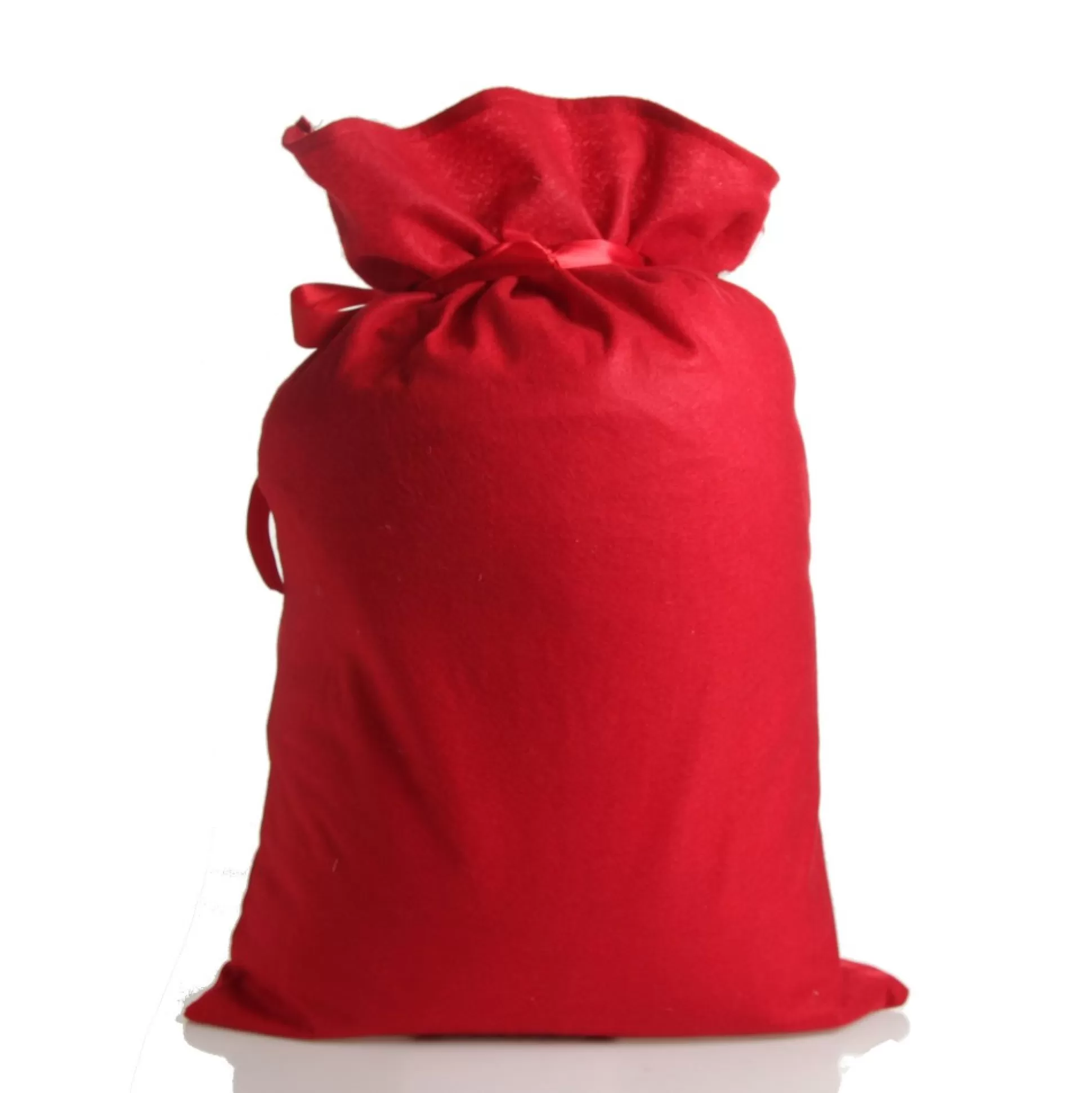 Personalised Red Merry Christmas Santa Sack with Candy Cane Stripe Trim Personalised Santa Sacks |