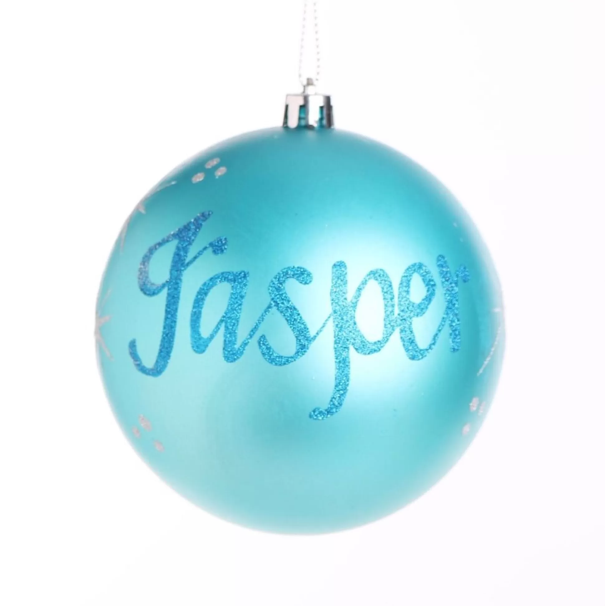 Personalised Sky Blue Shatterproof Christmas Bauble Personalised Baubles |