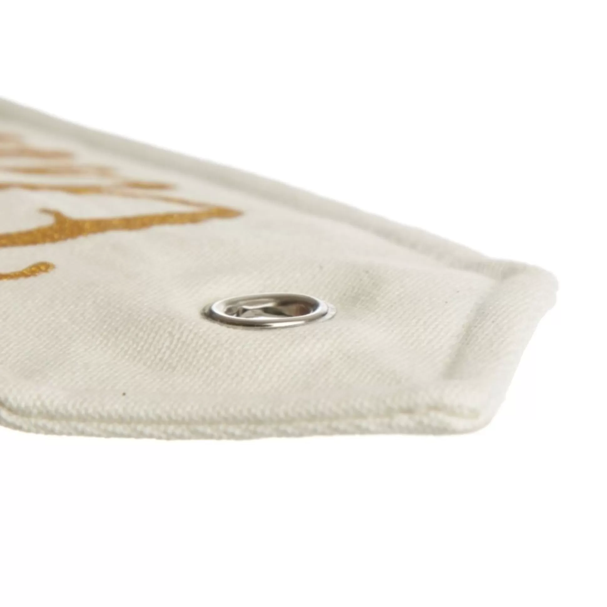 Personalised White Linen Santa Sack Tag Small Personalised Santa Sacks |