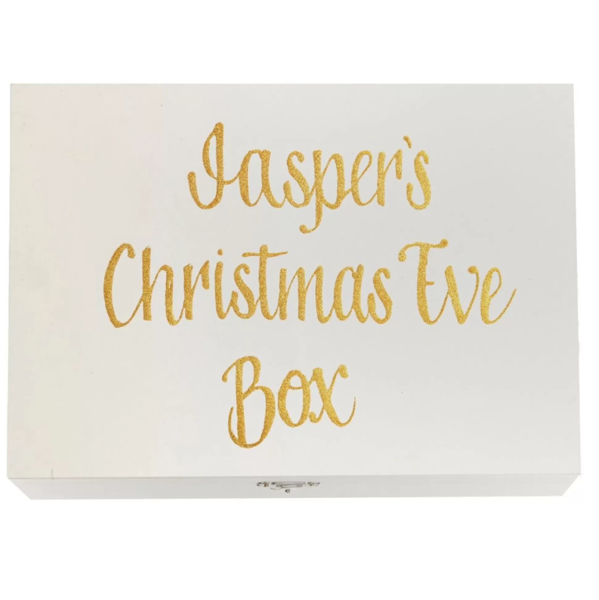 Personalised White Wooden Christmas Eve Box Gift Wrap, Boxes, Bags & Tags |