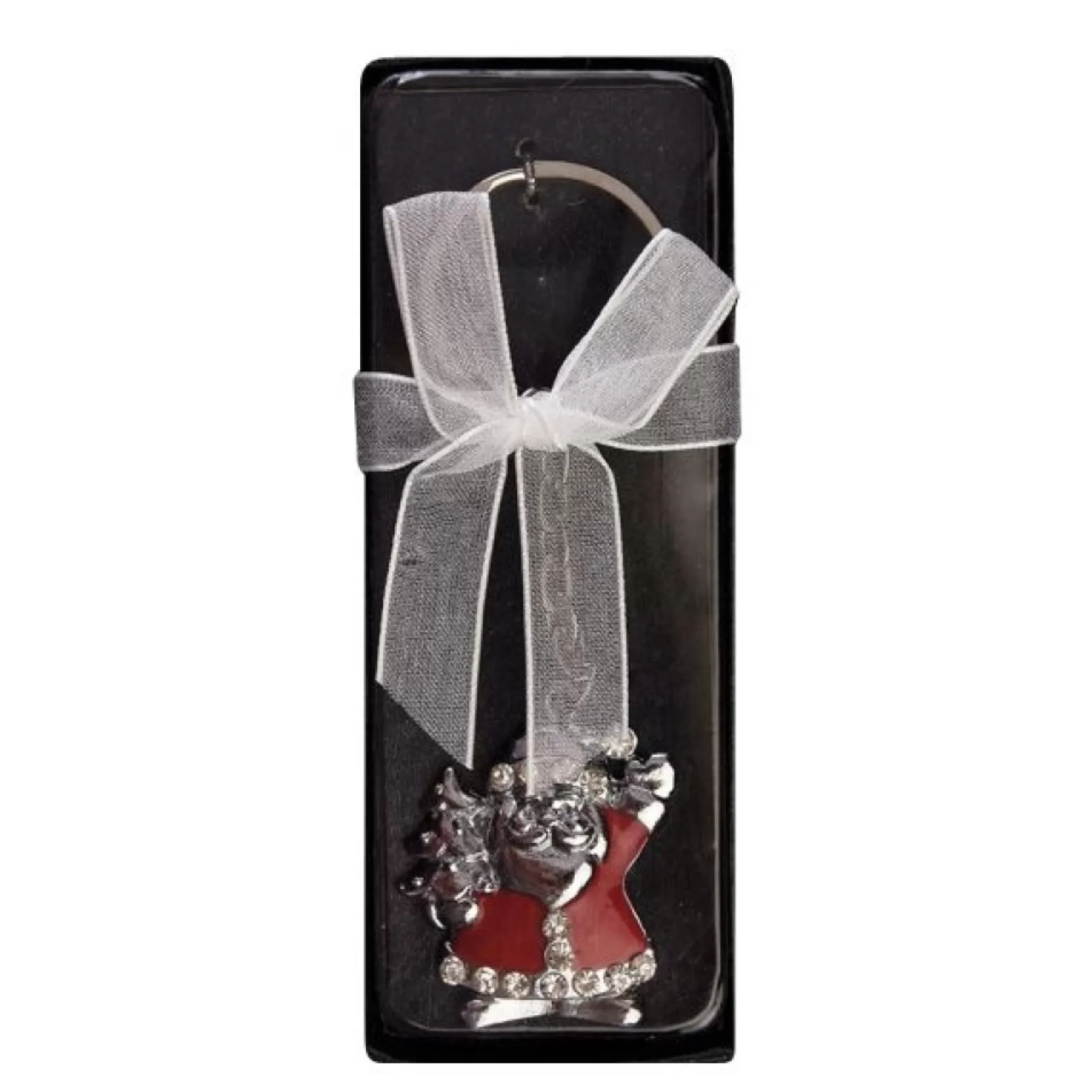 Pewter Santa Keyring Christmas Gifts |