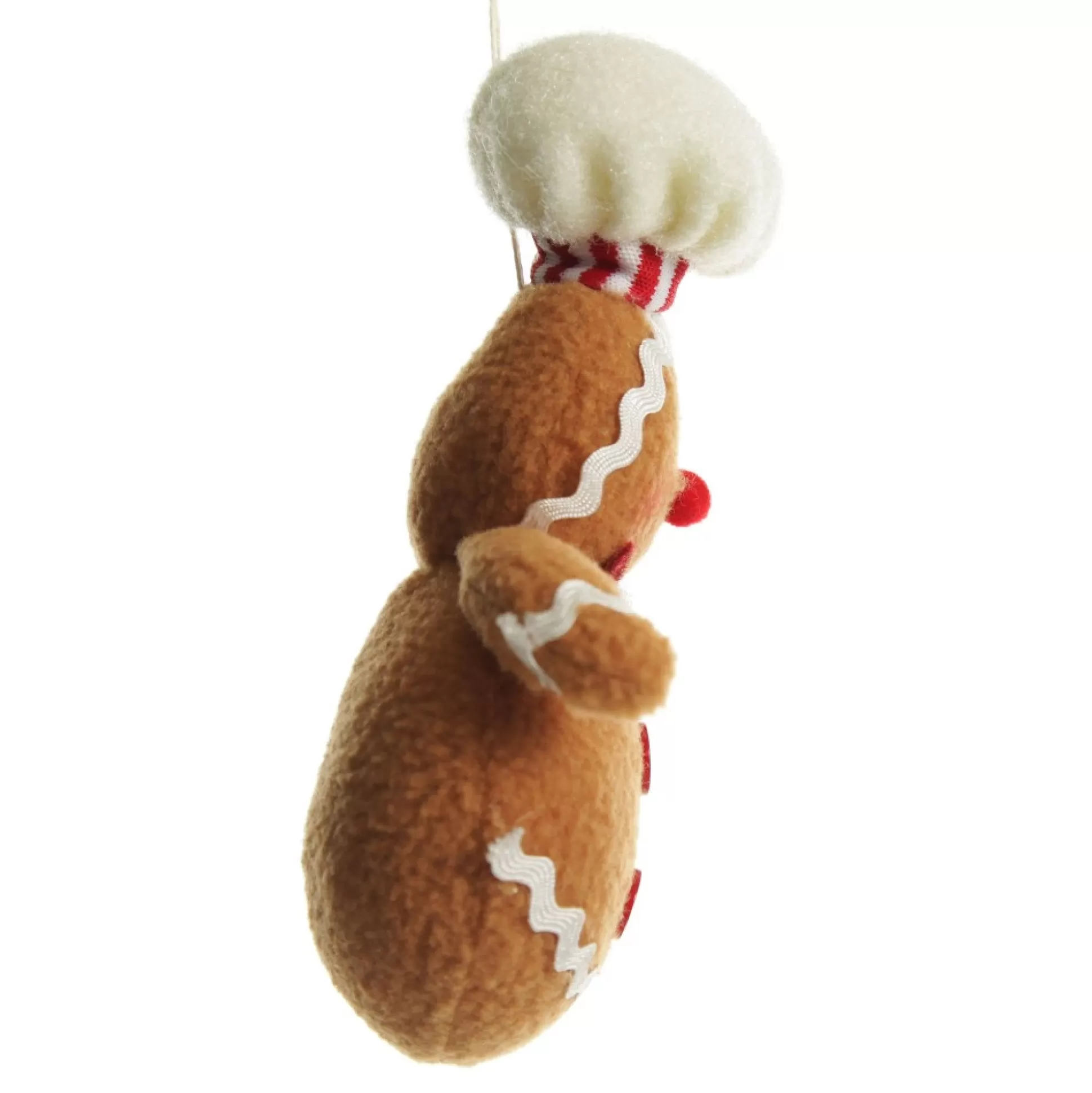 Plush Gingerbread with Chef Hat Tree Decoration Christmas Tree Decorations |